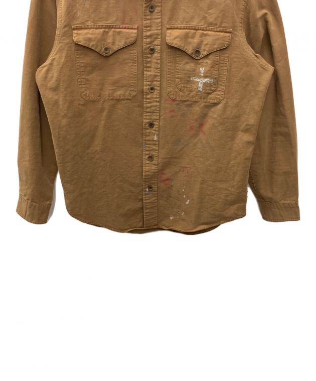 中古・古着通販】RALPH LAUREN (ラルフローレン) 長袖シャツ ブラウン