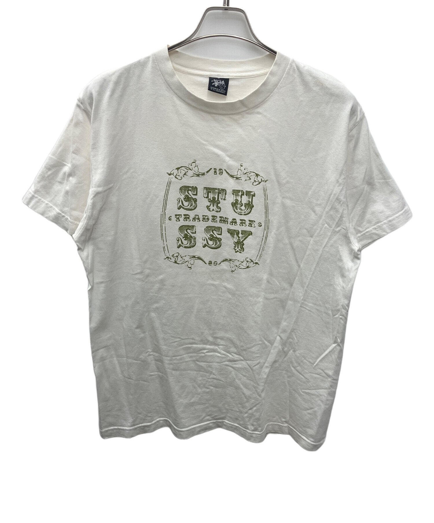 中古・古着通販】stussy (ステューシー) 半袖カットソー ホワイト