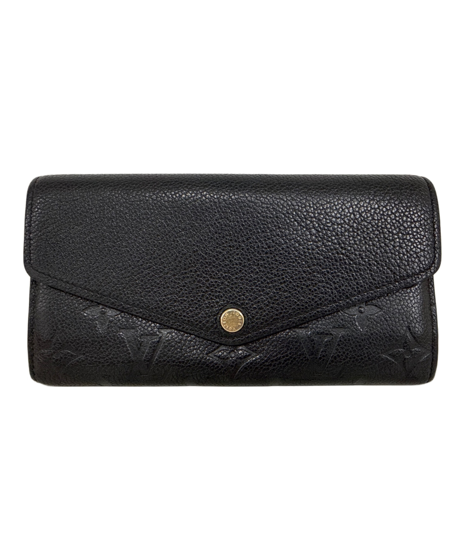 中古・古着通販】LOUIS VUITTON (ルイ ヴィトン) 長財布 ブラック