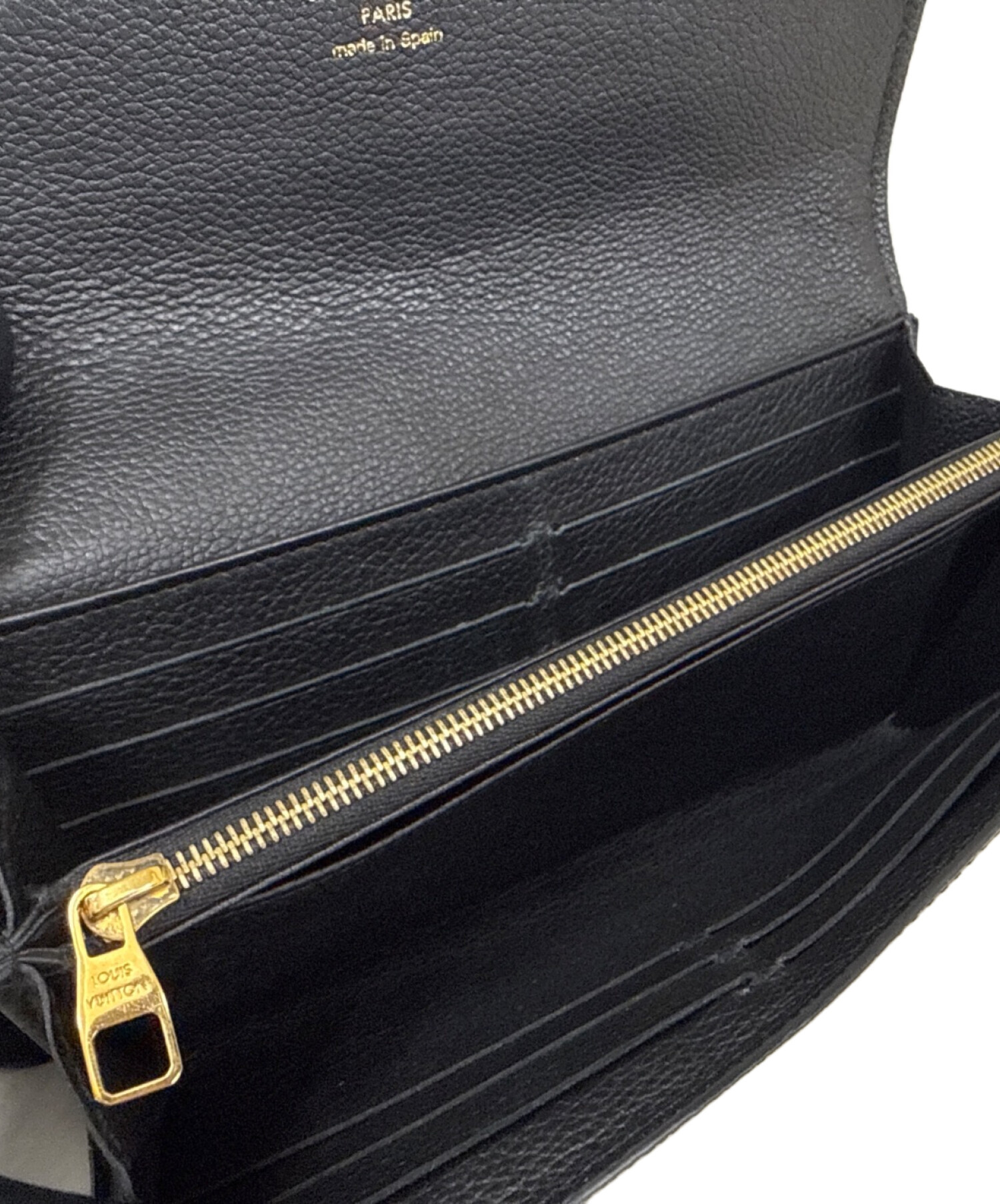 中古・古着通販】LOUIS VUITTON (ルイ ヴィトン) 長財布 ブラック