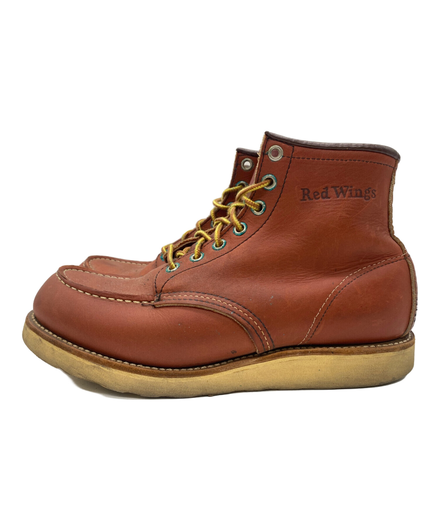 RED WING SHOES ブラウンブーツ USA 9 約27センチ 中古・古着通販】RED WING (レッドウィング) ブーツ ブラウン サイズ
