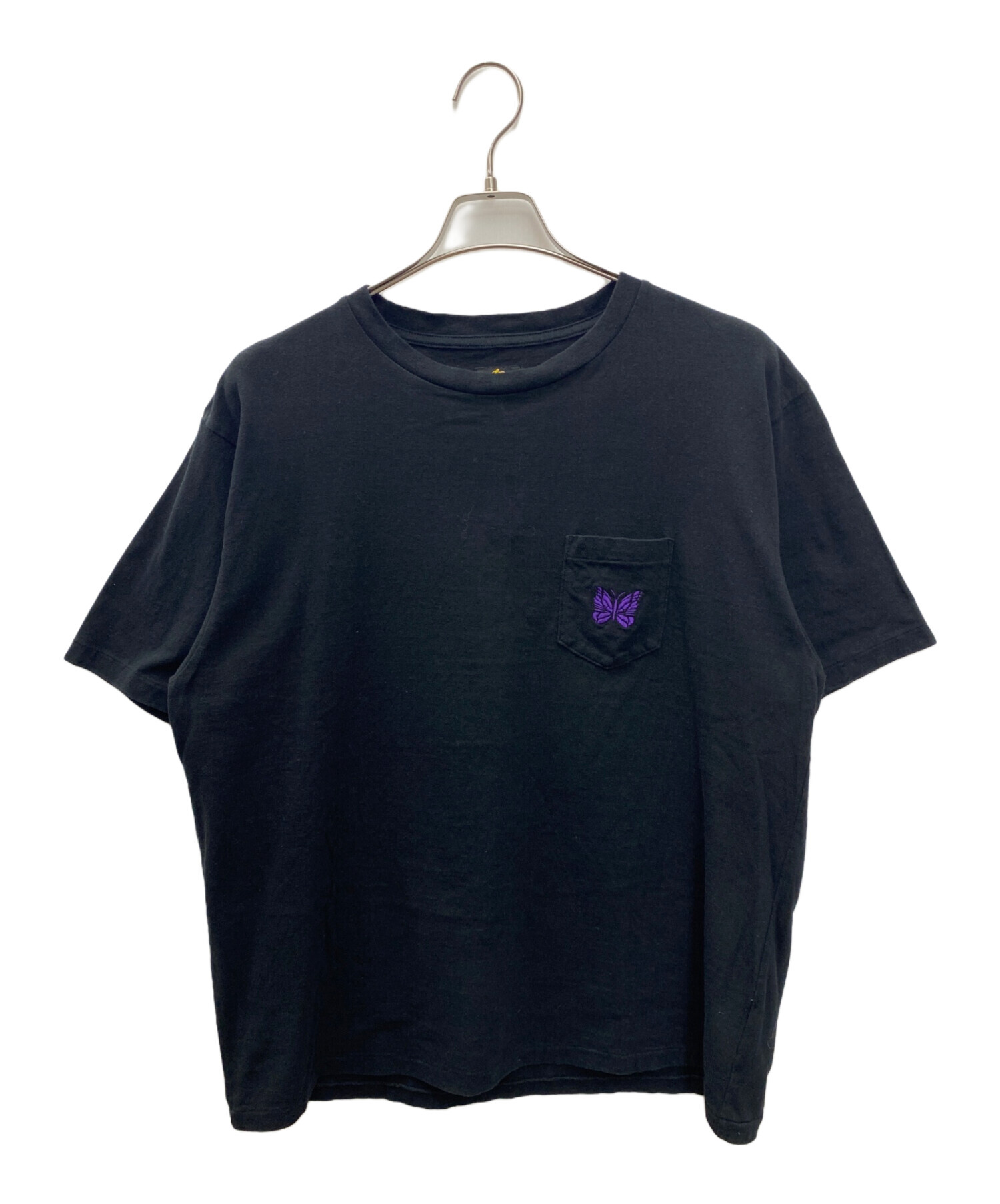 中古・古着通販】Needles (ニードルズ) 半袖カットソー ブラック