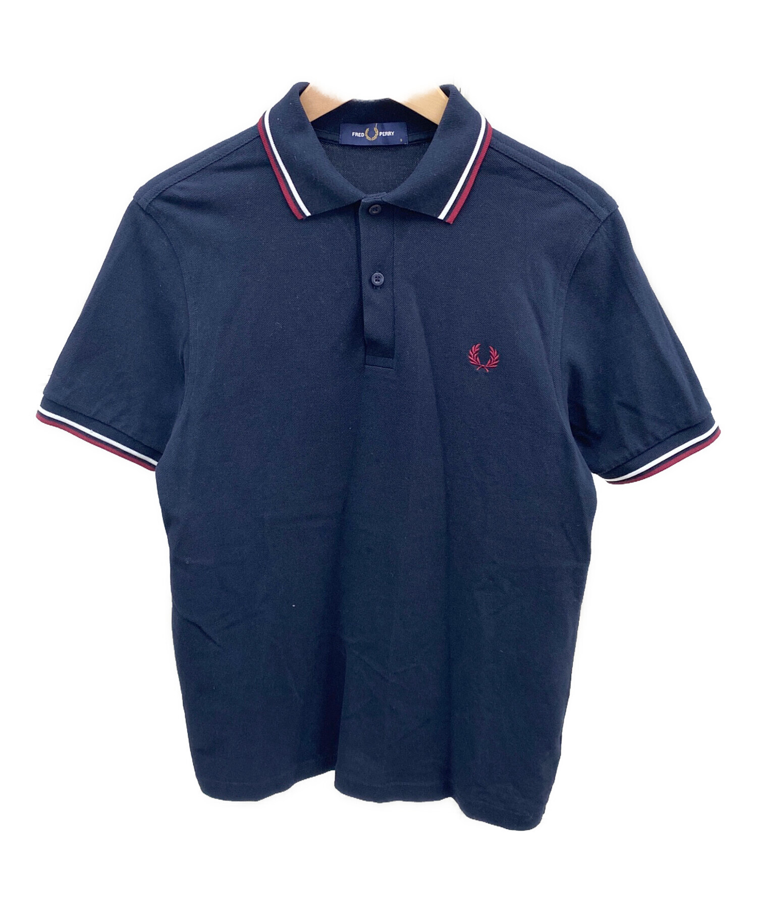 中古・古着通販】FRED PERRY (フレッドペリー) ポロシャツ ネイビー