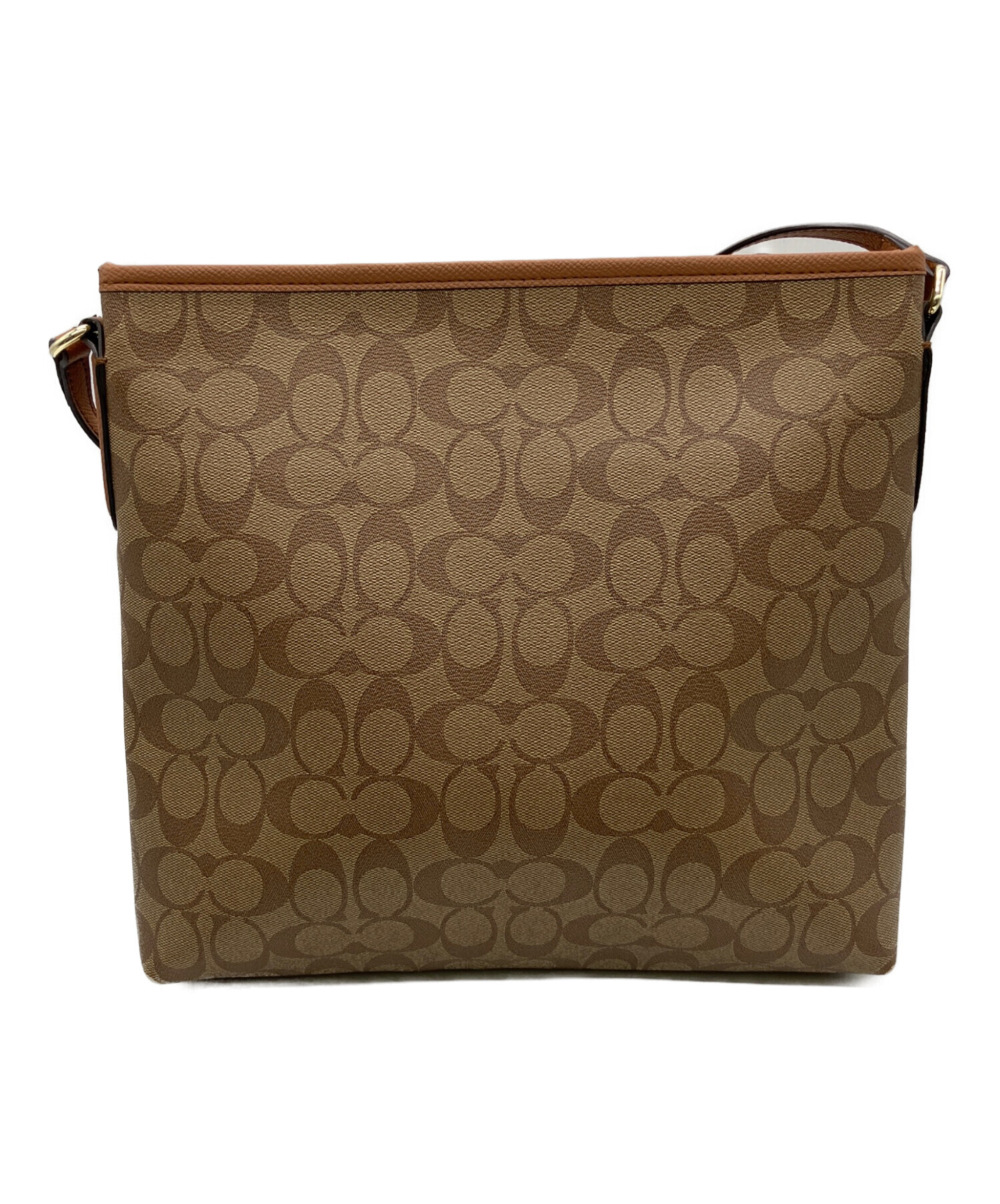 中古・古着通販】COACH (コーチ) ショルダーバッグ ベージュ｜ブランド 