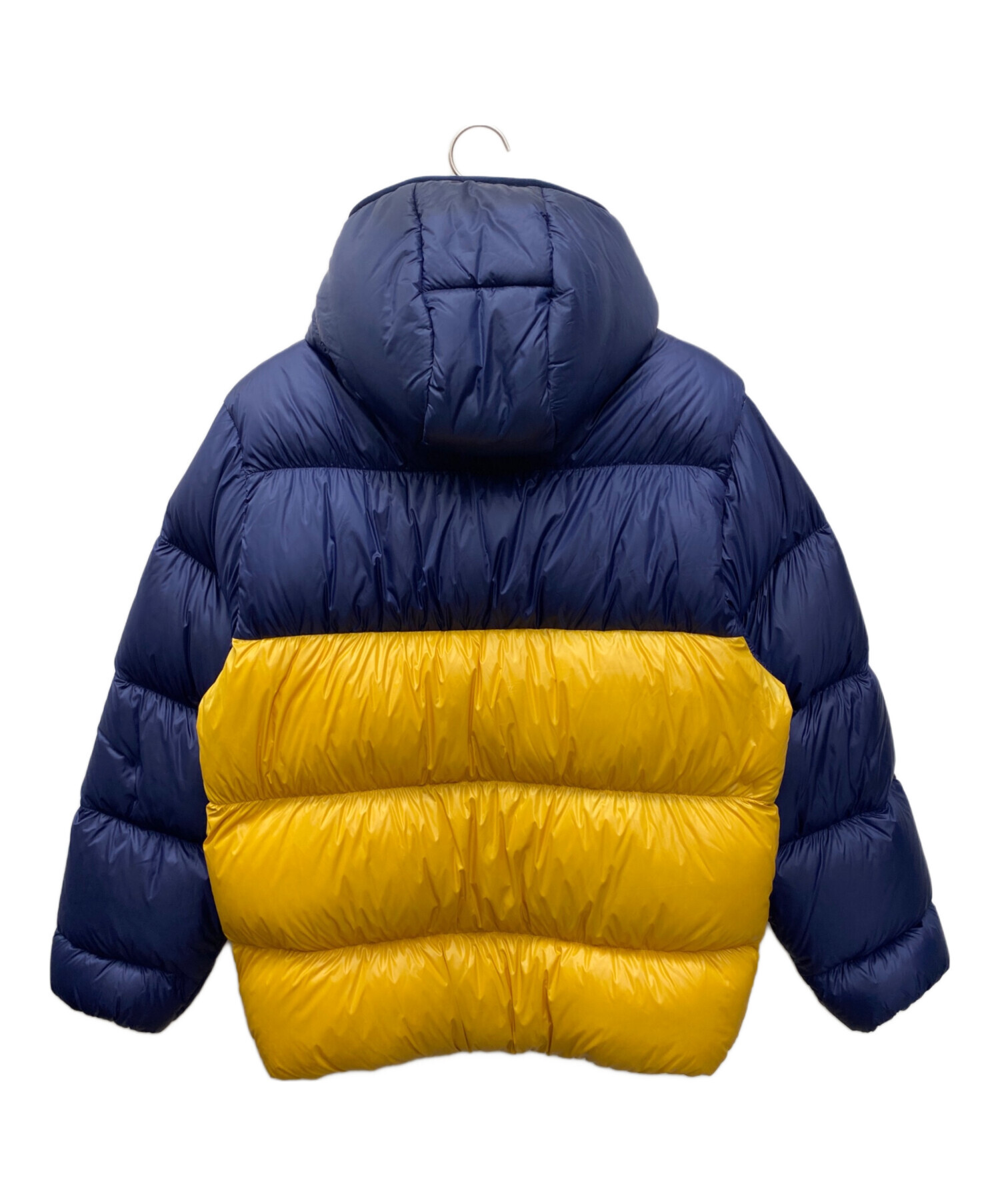 DECEMBERAY ジャケット 青・黒・黄 中古・古着通販】adidas (アディダス) ダウンジャケット ネイビー
