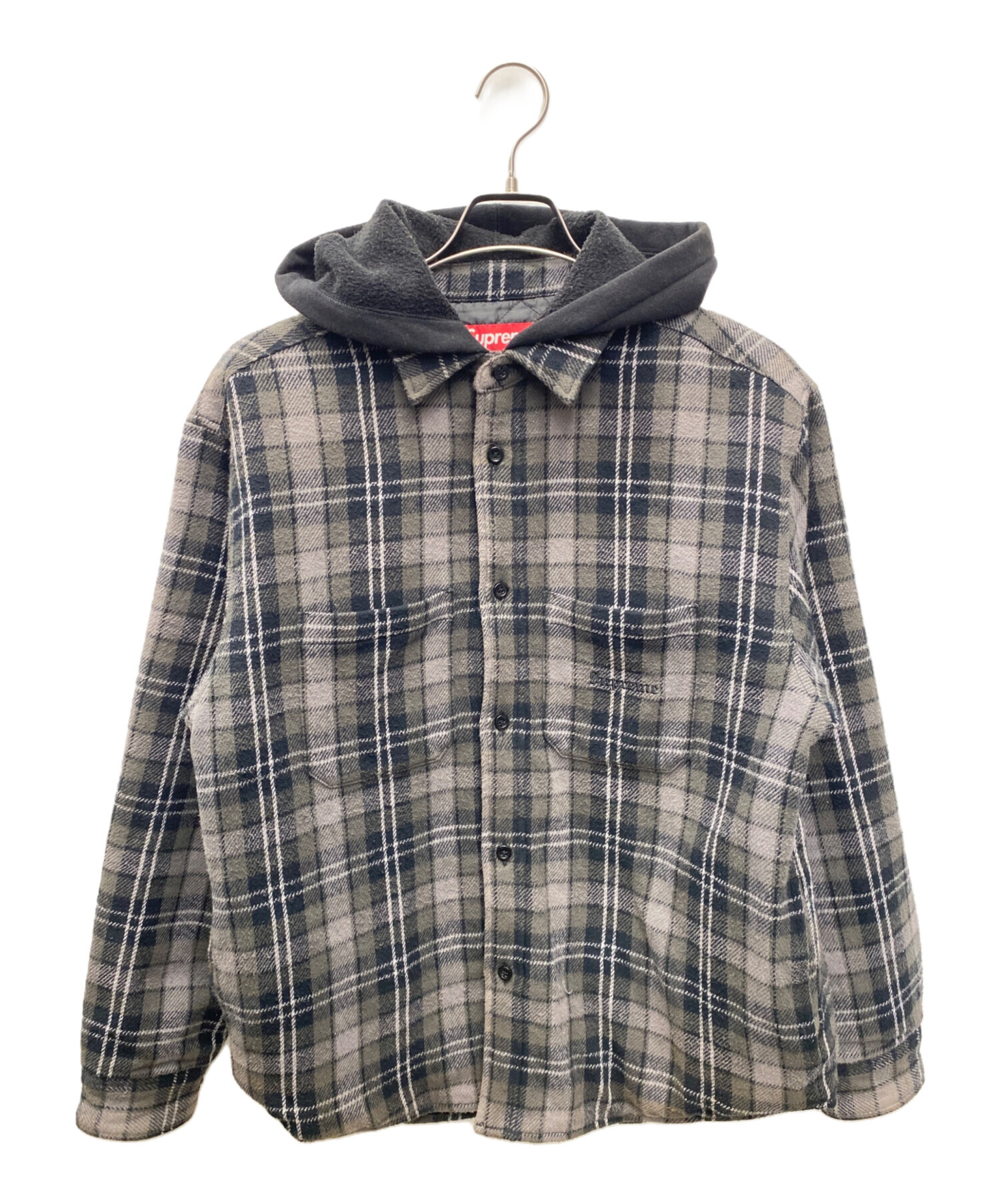 中古・古着通販】SUPREME (シュプリーム) Tartan Flannel Hooded Shirt