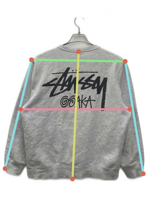 中古・古着通販】stussy (ステューシー) クルーネックスウェット