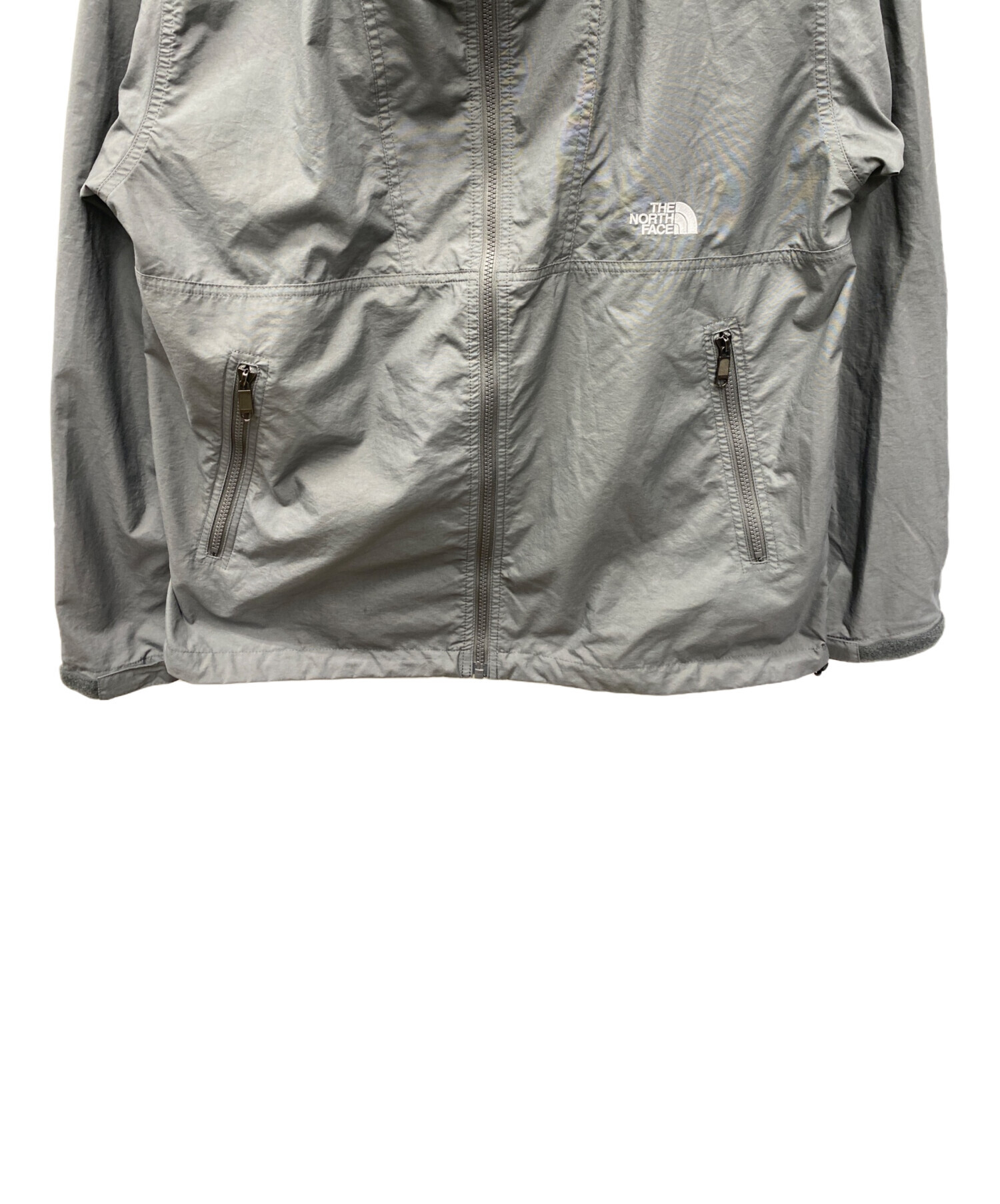 THE NORTH FACE グレー ジャケット Lサイズ 中古・古着通販】THE NORTH FACE (ザ ノース フェイス) ナイロン