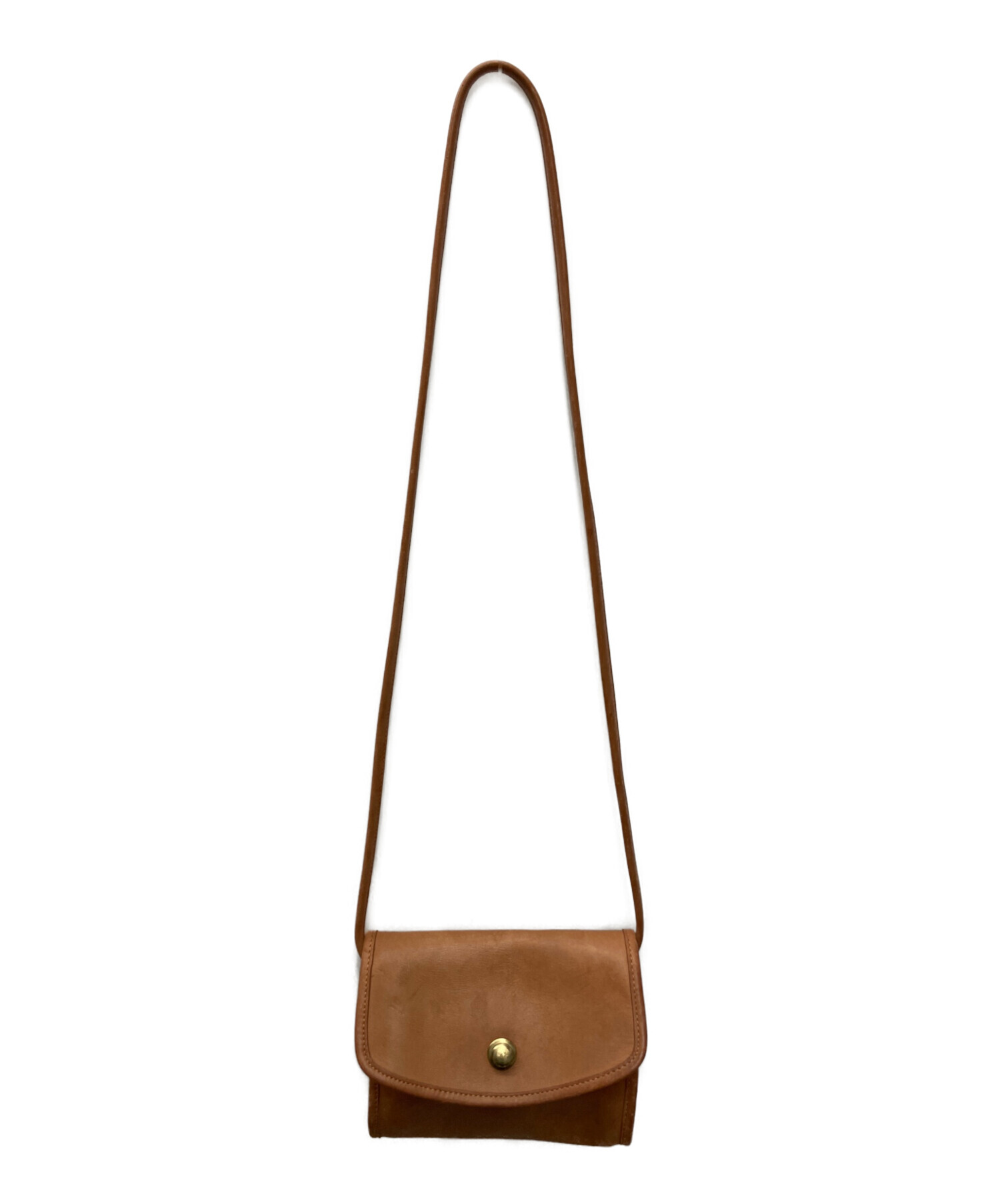 中古・古着通販】COACH (コーチ) ショルダーバッグ キャメル｜ブランド 