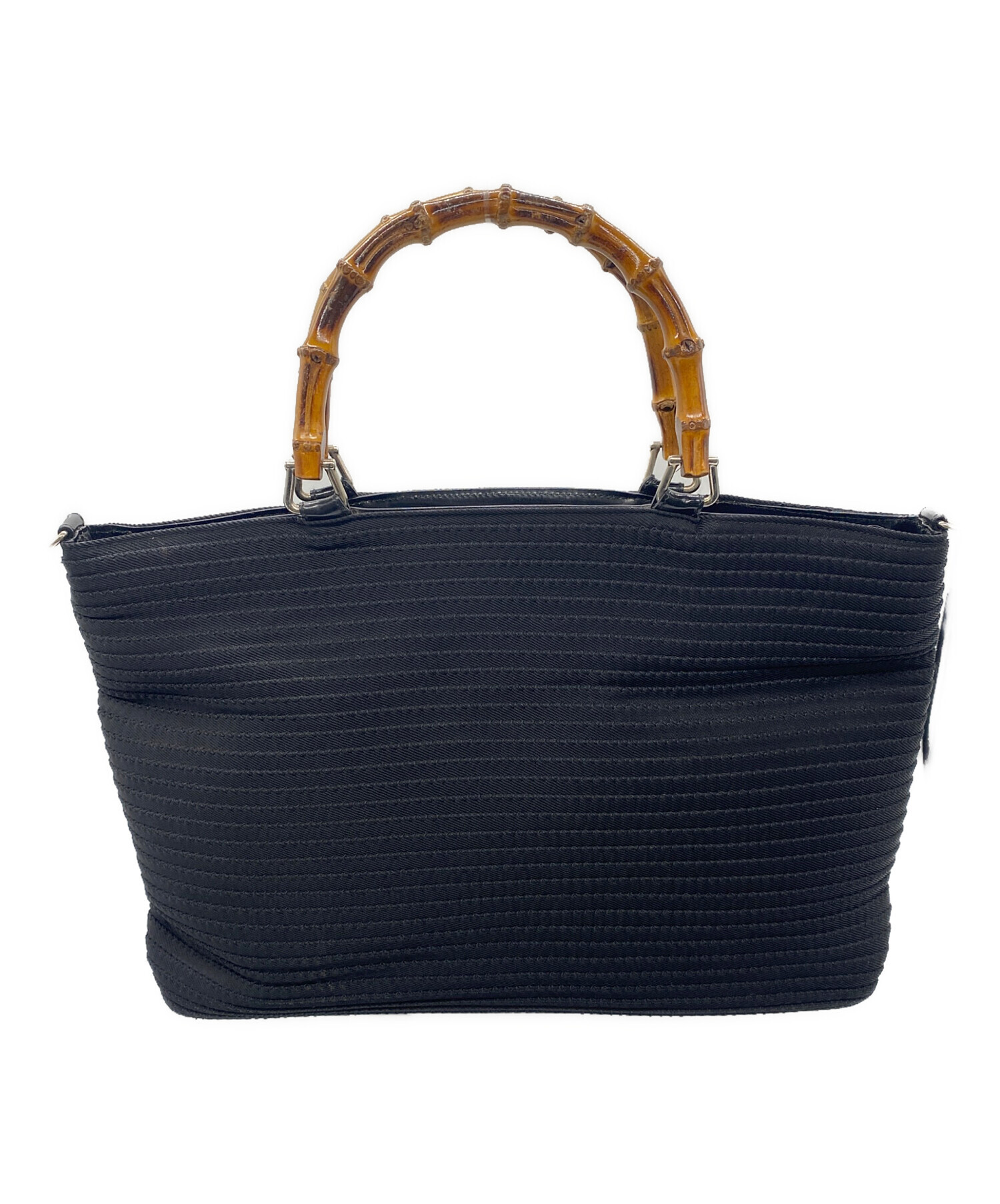 中古・古着通販】GUCCI (グッチ) ハンドバッグ ブラック｜ブランド