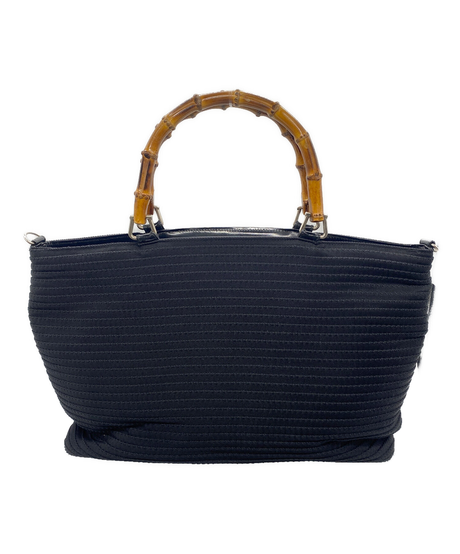 GUCCI ハンドバッグ 中古・古着通販】GUCCI (グッチ) ハンドバッグ ブラック｜ブランド
