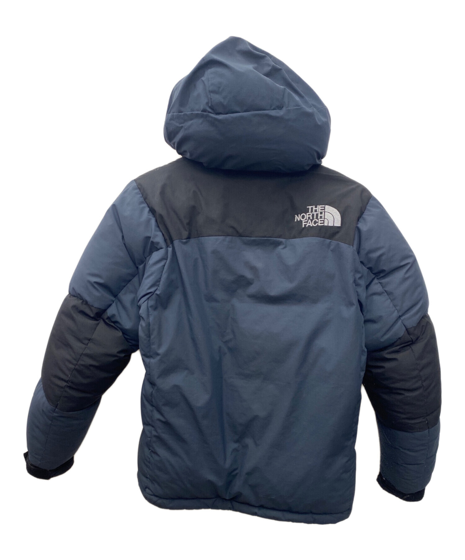 THE NORTH FACE ダウンジャケット フード付き ブラック/ネイビー 中古・古着通販】THE NORTH FACE (ザ ノース フェイス) ダウン