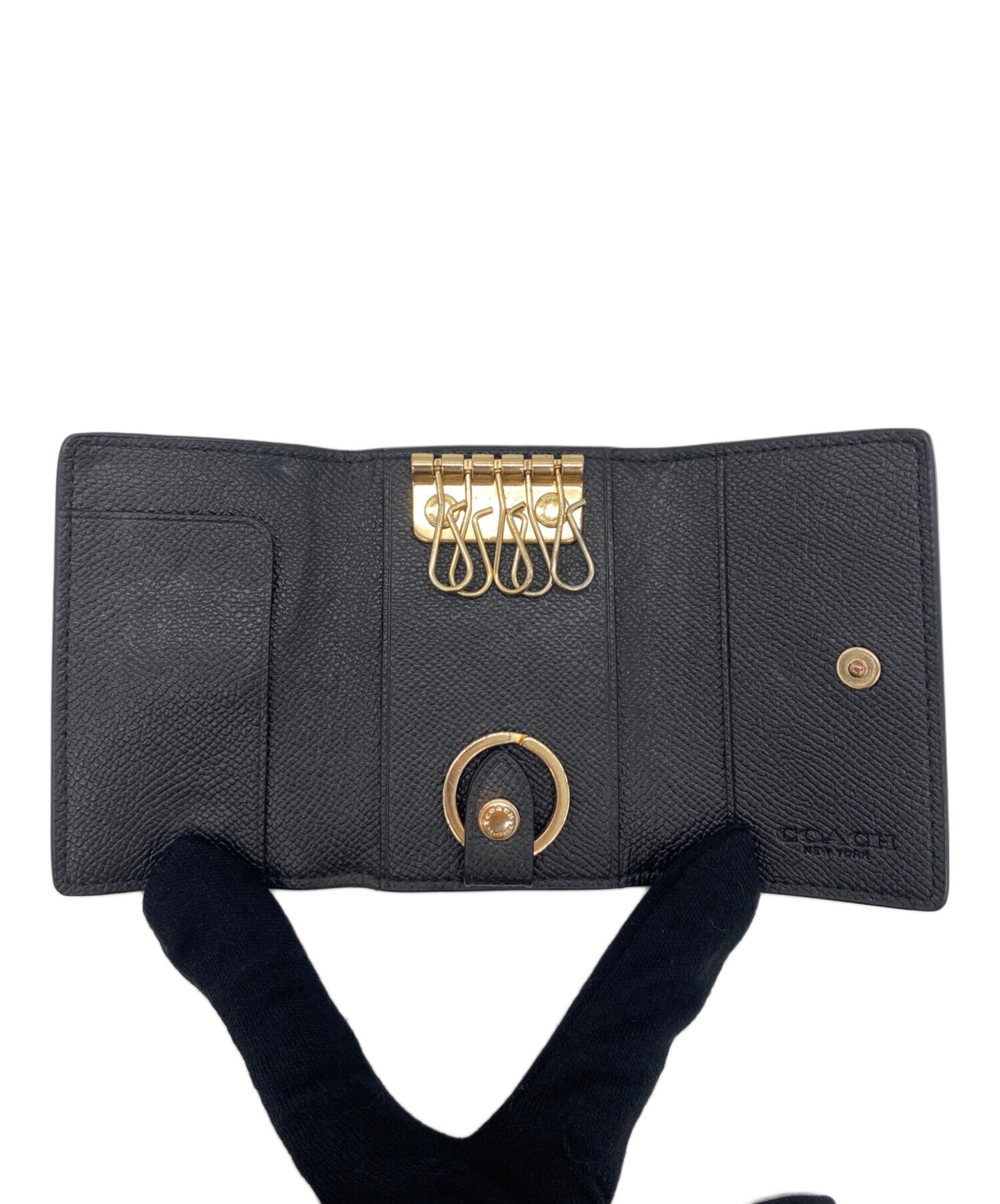 中古・古着通販】COACH (コーチ) キーケース ブラック｜ブランド・古着
