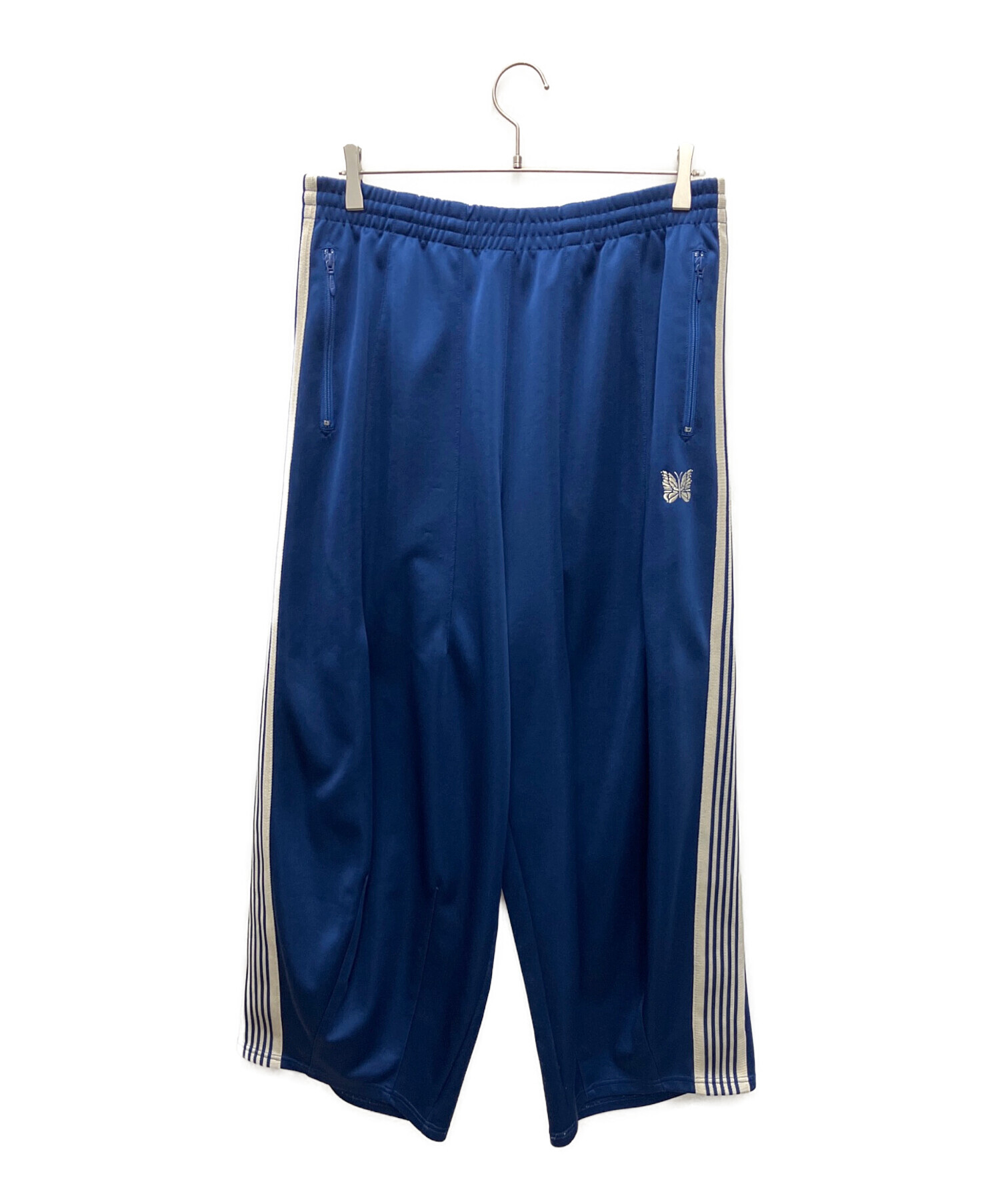 ニードルス　トラックパンツ　ブルー　sサイズ 中古・古着通販】Needles (ニードルズ) トラックパンツ ブルー サイズ