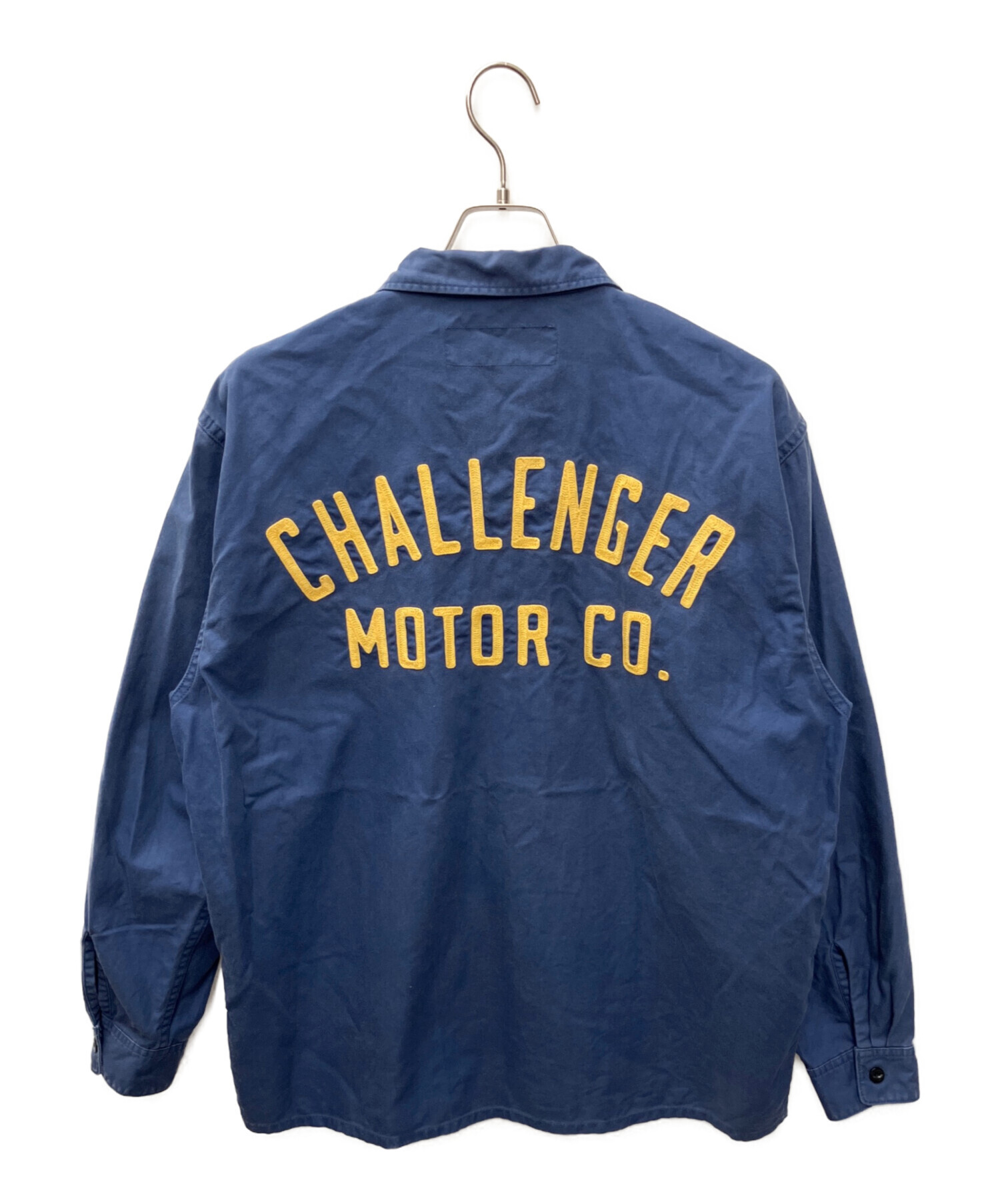 中古・古着通販】CHALLENGER (チャレンジャー) 長袖シャツ ブルー 