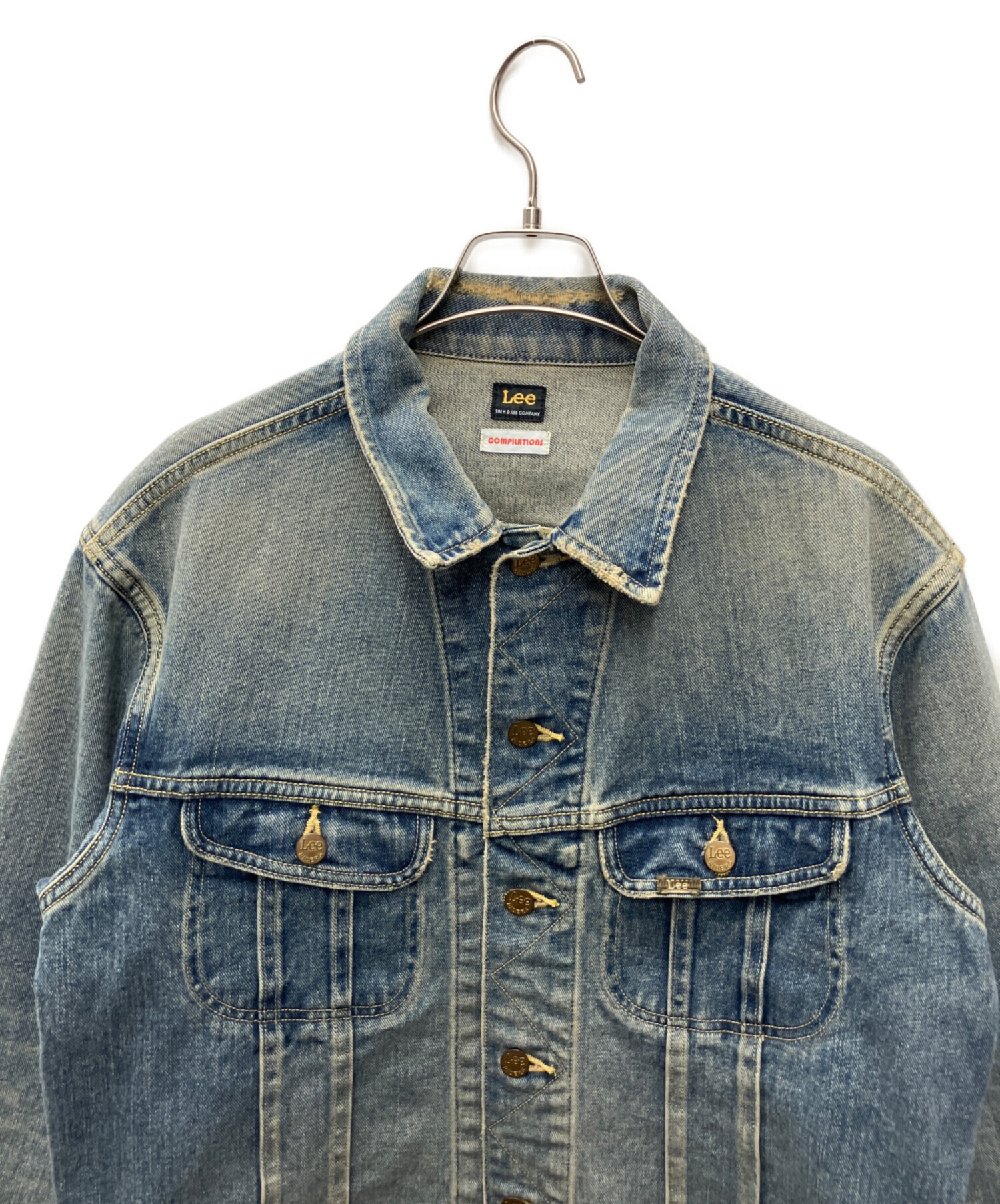 中古・古着通販】LEE (リー) デニムジャケット ブルー サイズ:M