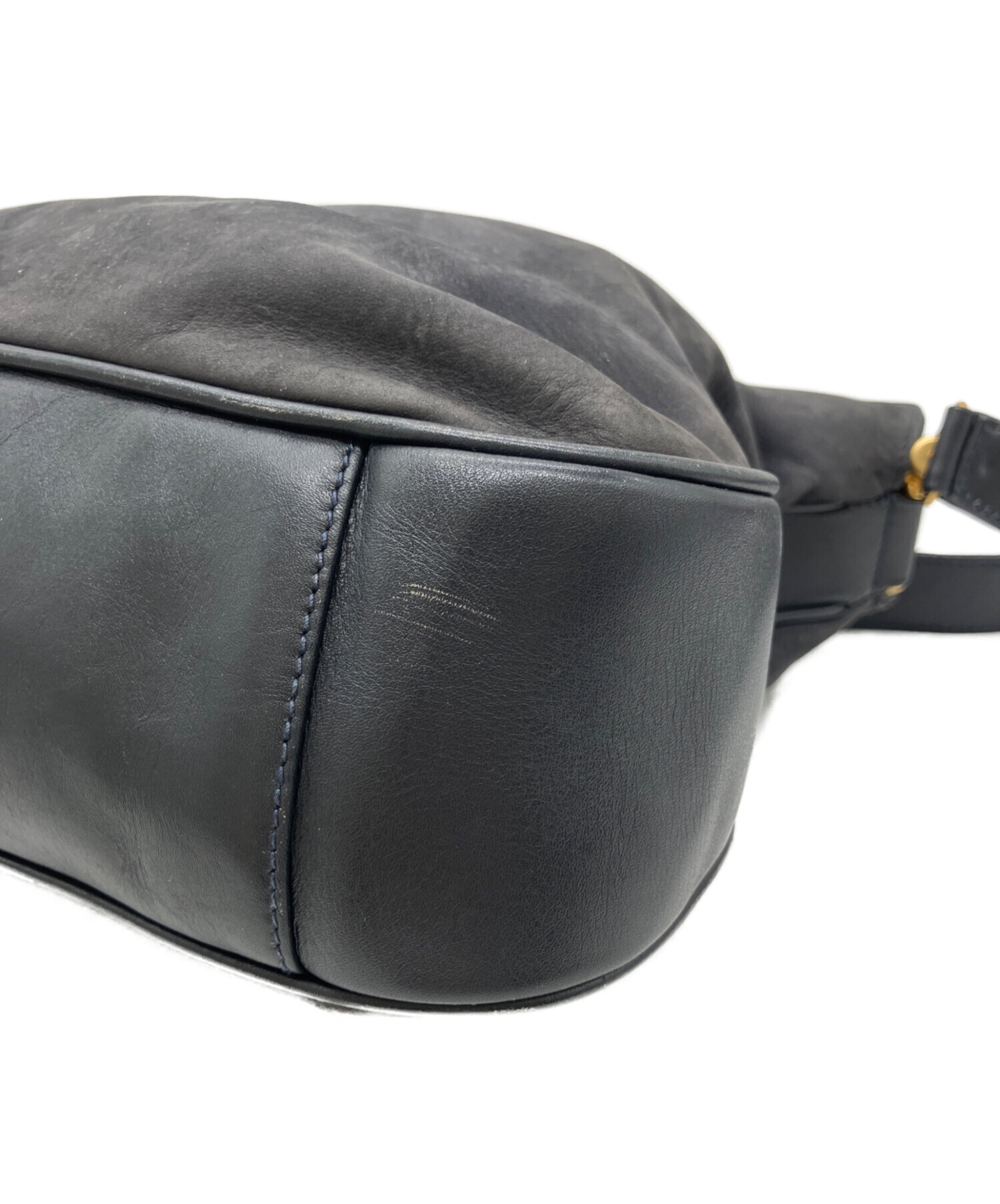 中古・古着通販】GUCCI (グッチ) ワンショルダーバッグ ブラック