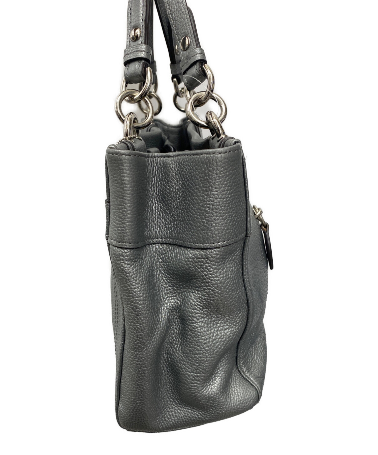 中古・古着通販】COACH (コーチ) ハンドバッグ シルバー｜ブランド 