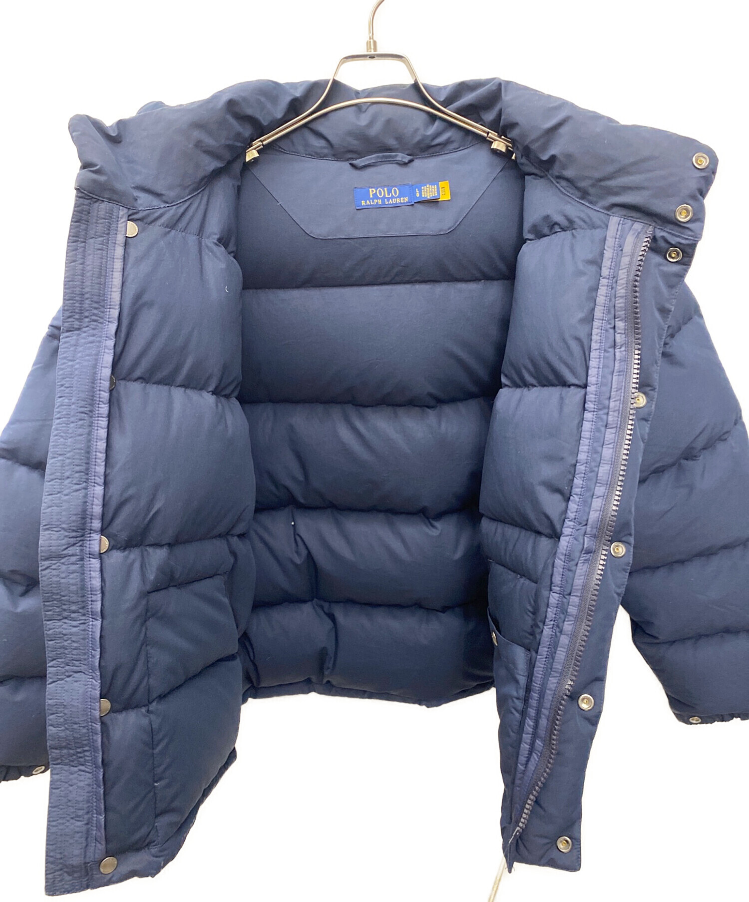 新品タグ付 Ralph Lauren ネイビー ダウンコート 24M 90cm Polo Ralph