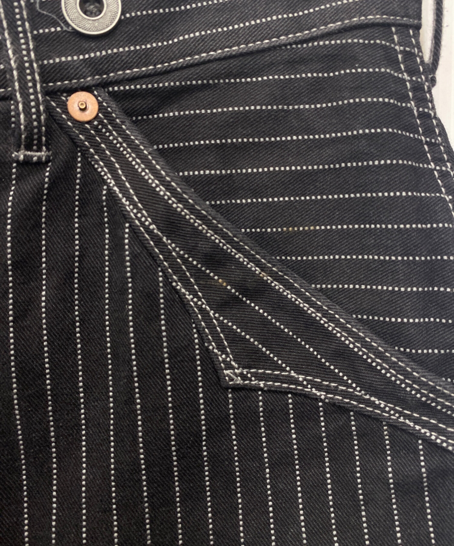中古・古着通販】SCHOTT BROS. (ショット) デニムパンツ ブラック
