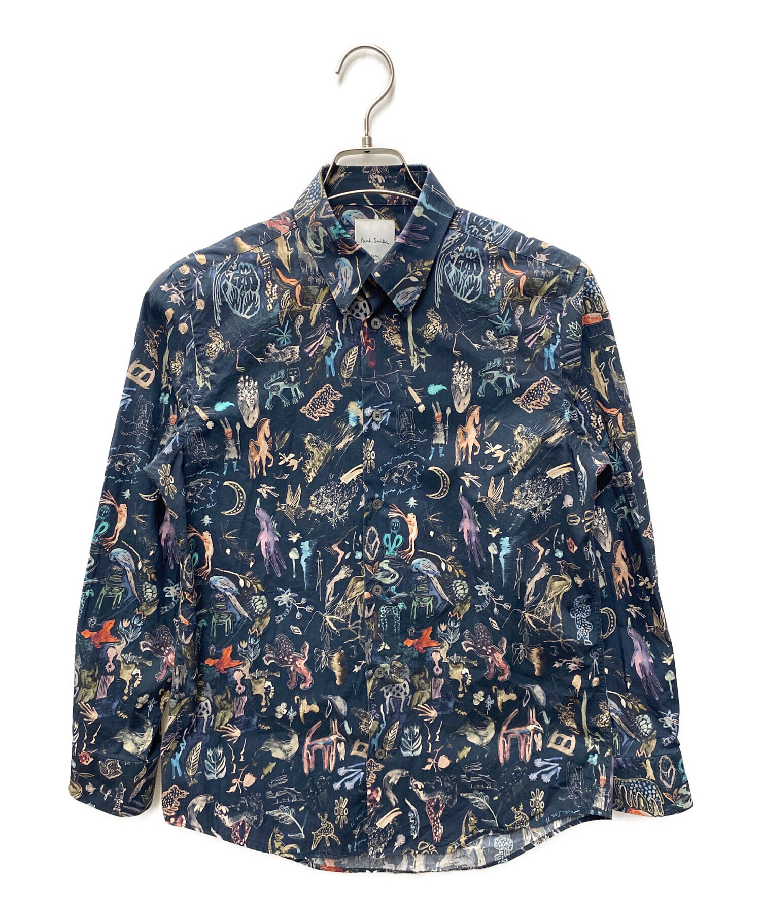 中古・古着通販】PAUL SMITH (ポールスミス) 長袖シャツ グレー サイズ