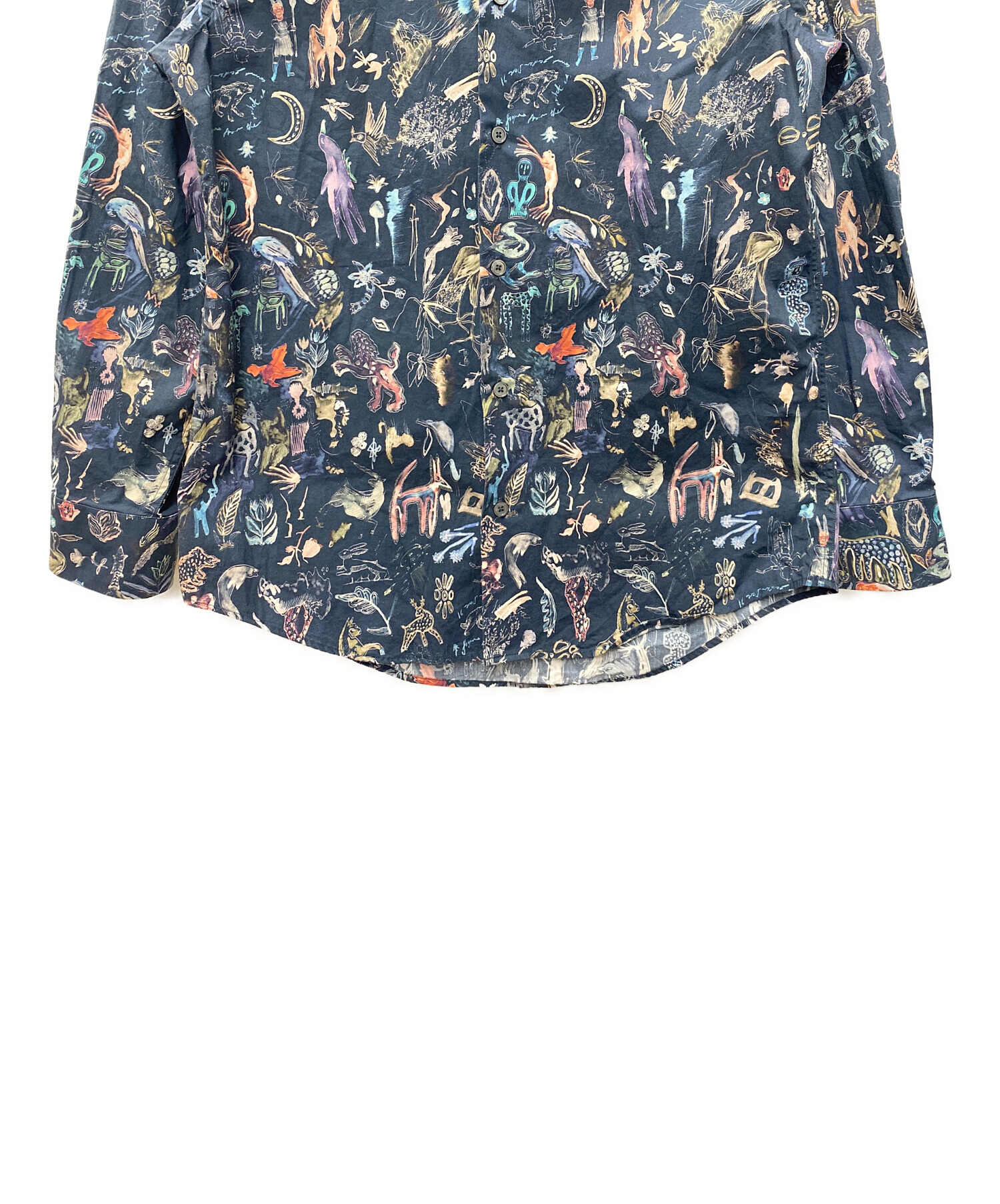 中古・古着通販】PAUL SMITH (ポールスミス) 長袖シャツ グレー サイズ