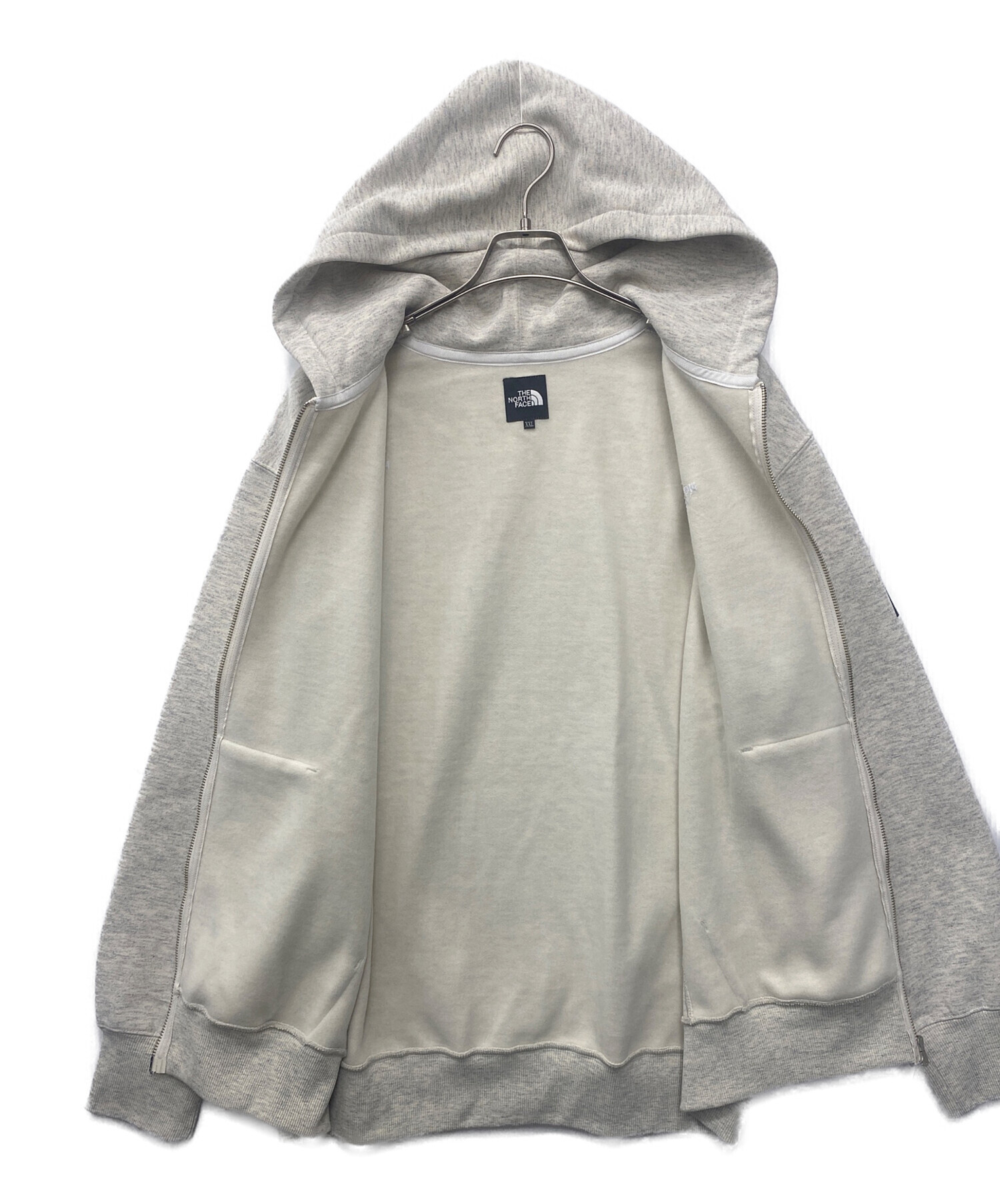 【新品未使用】ザノースフェイス ジップパーカー グレーMサイズ 定価14300円 中古・古着通販】THE NORTH FACE (ザ ノース フェイス) ジップパーカー
