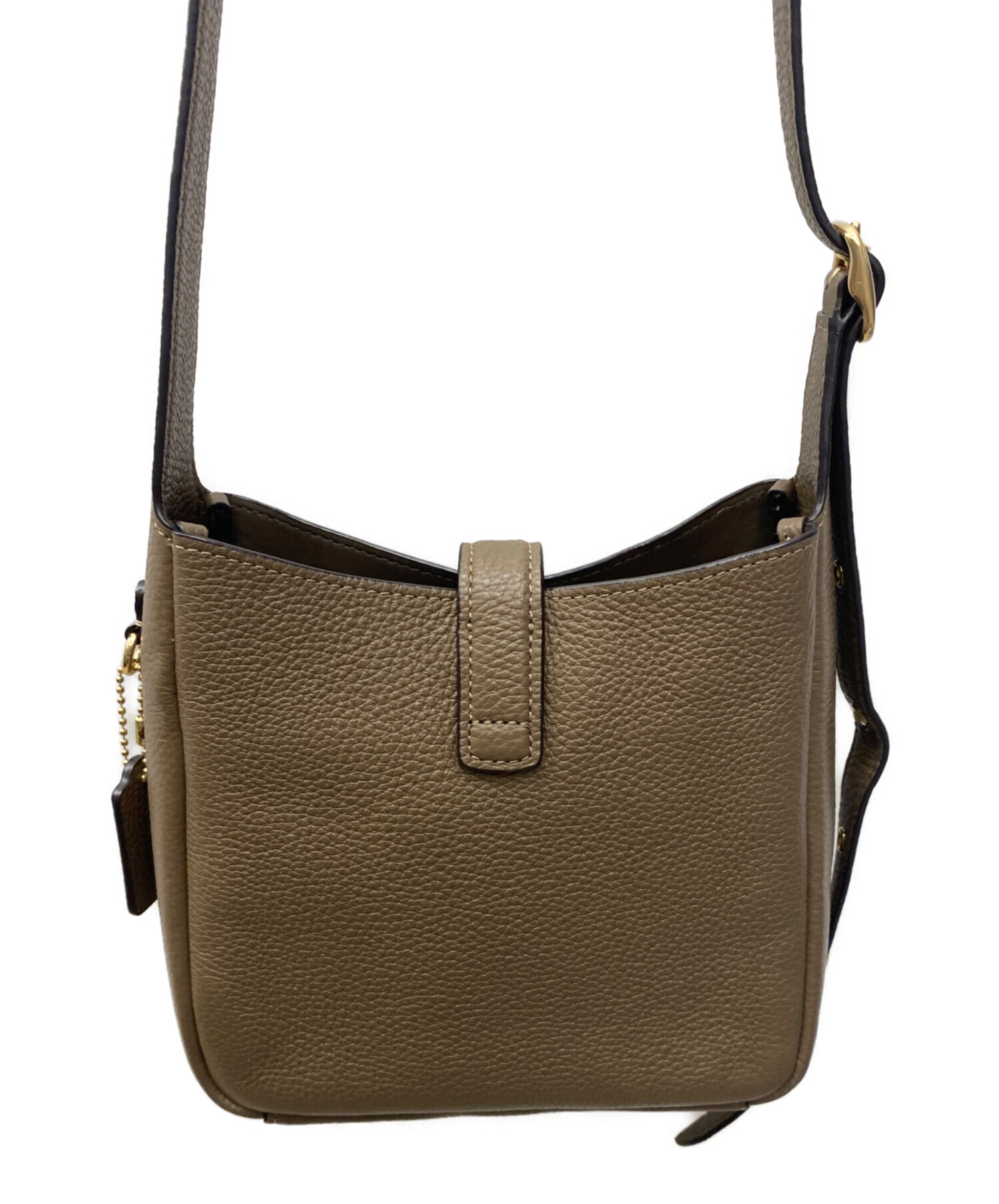 中古・古着通販】COACH (コーチ) ショルダーバッグ ベージュ｜ブランド