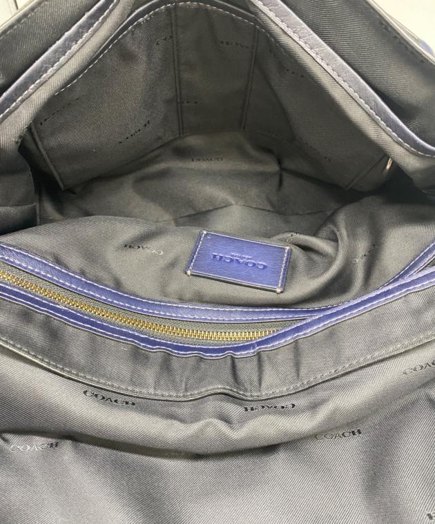 中古・古着通販】COACH (コーチ) メッセンジャーバッグ ネイビー