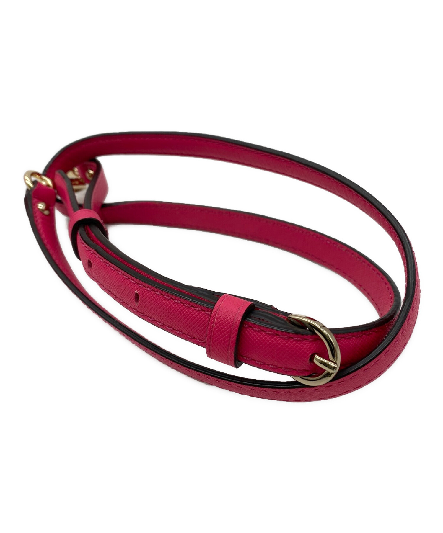 中古・古着通販】COACH (コーチ) 2WAYバッグ ショッキングピンク