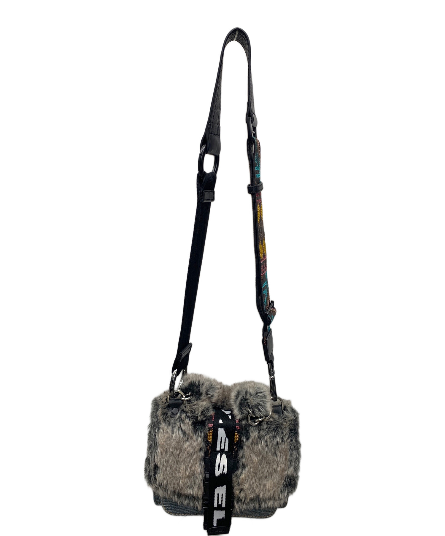 中古・古着通販】DIESEL (ディーゼル) ショルダーバッグ ブルー 