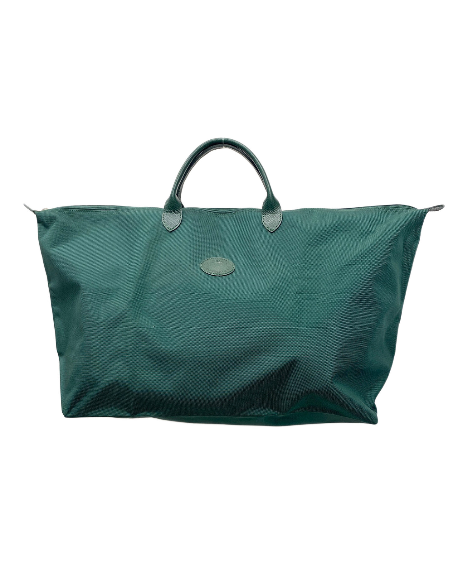 LONGCHAMP グリーントラベルバッグ 中古・古着通販】LONGCHAMP (ロンシャン) トラベルバッグ グリーン