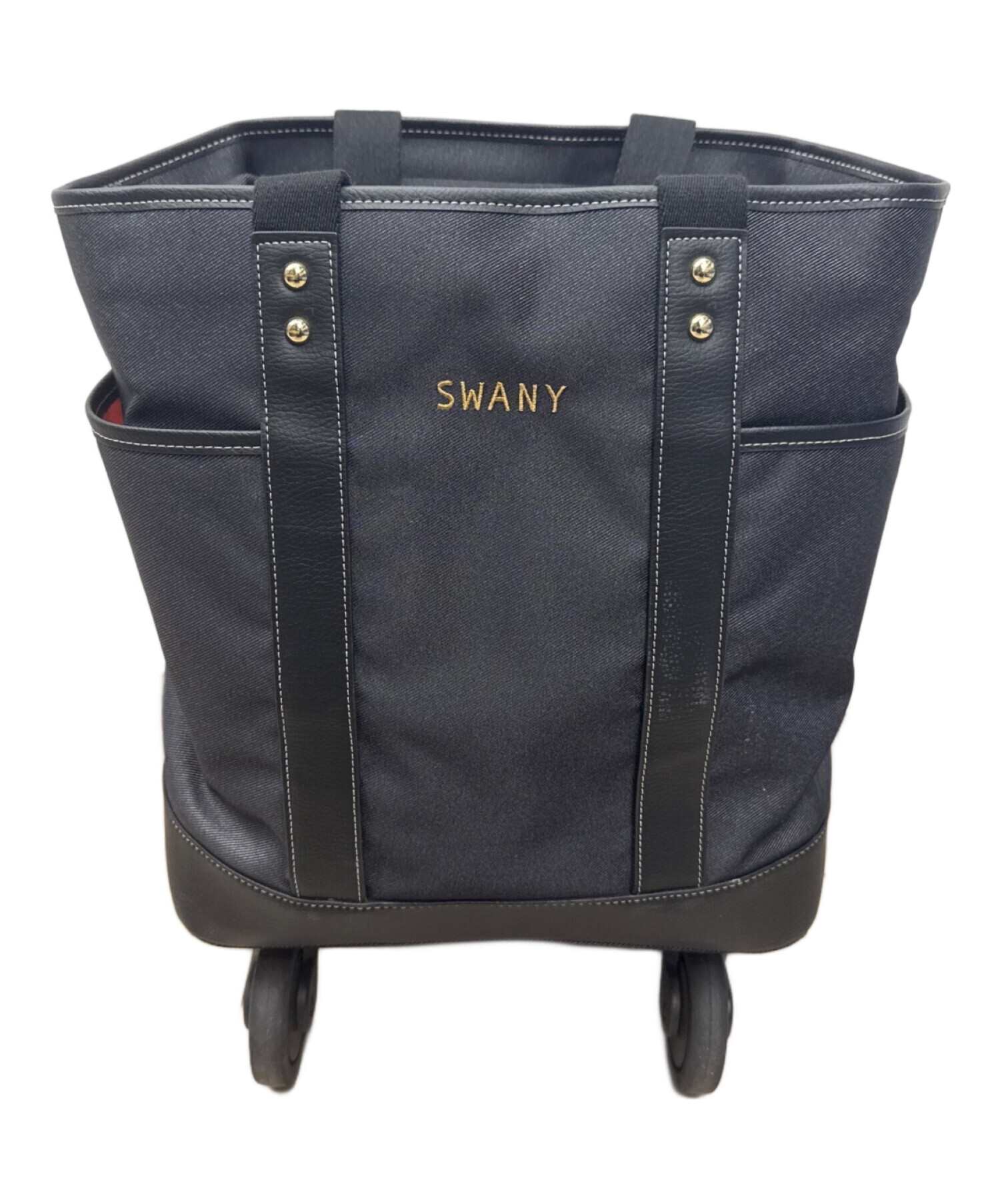 中古・古着通販】SWANY (スワニー) キャリーバッグ ブラック｜ブランド