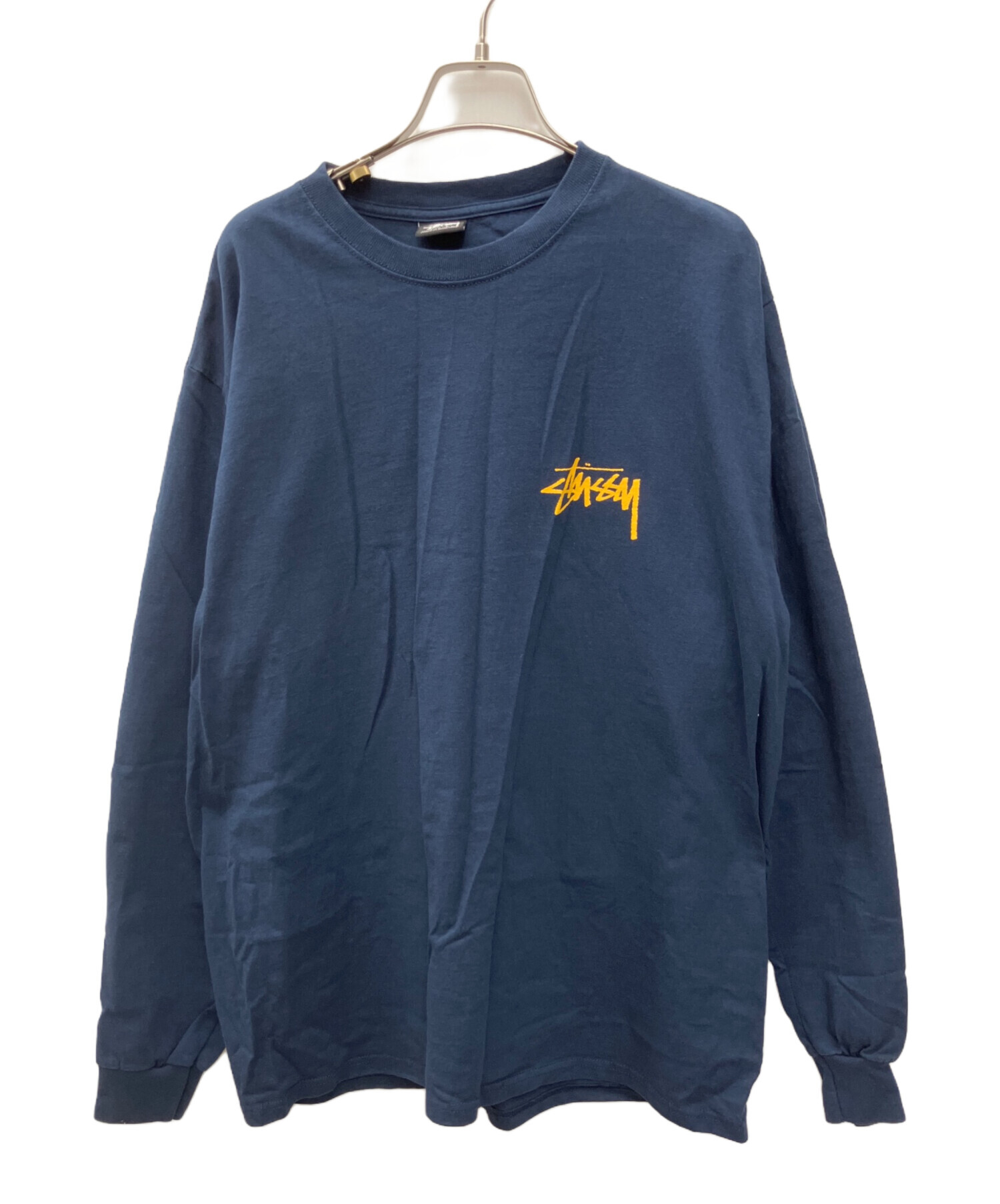 Stussy 長袖カットソー 中古・古着通販】stussy (ステューシー) 長袖カットソー ネイビー