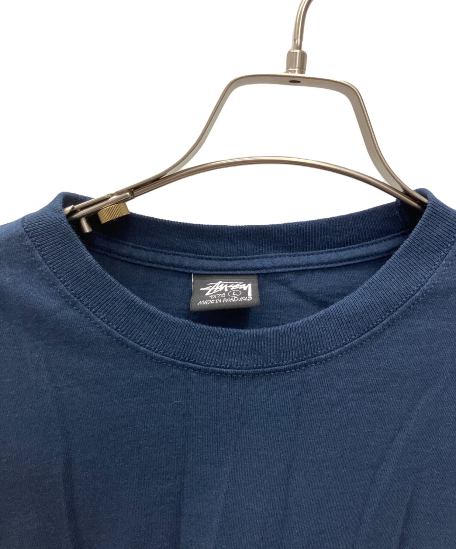 中古・古着通販】stussy (ステューシー) 長袖カットソー ネイビー