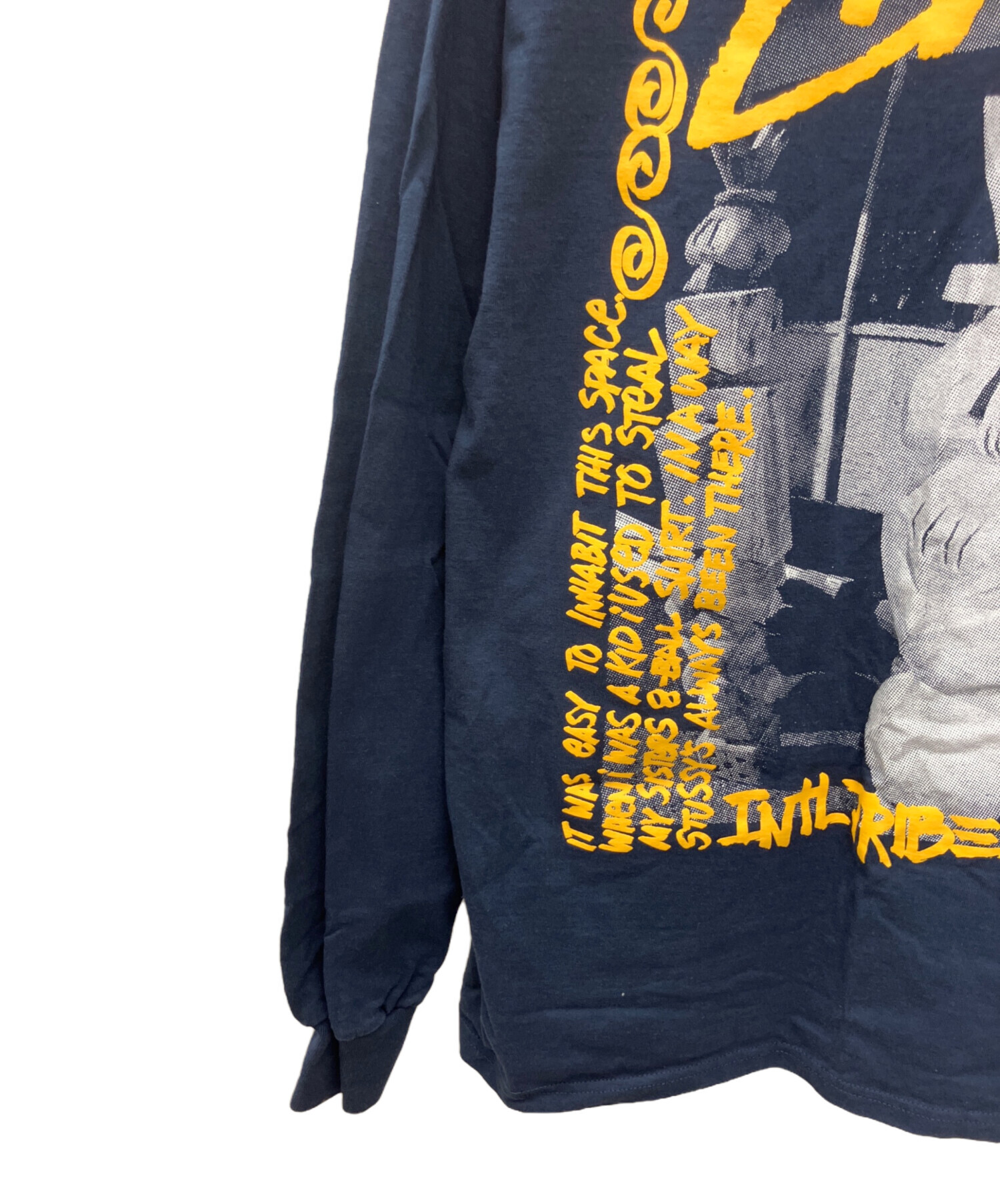 Stussy 長袖カットソー 中古・古着通販】stussy (ステューシー) 長袖カットソー ネイビー