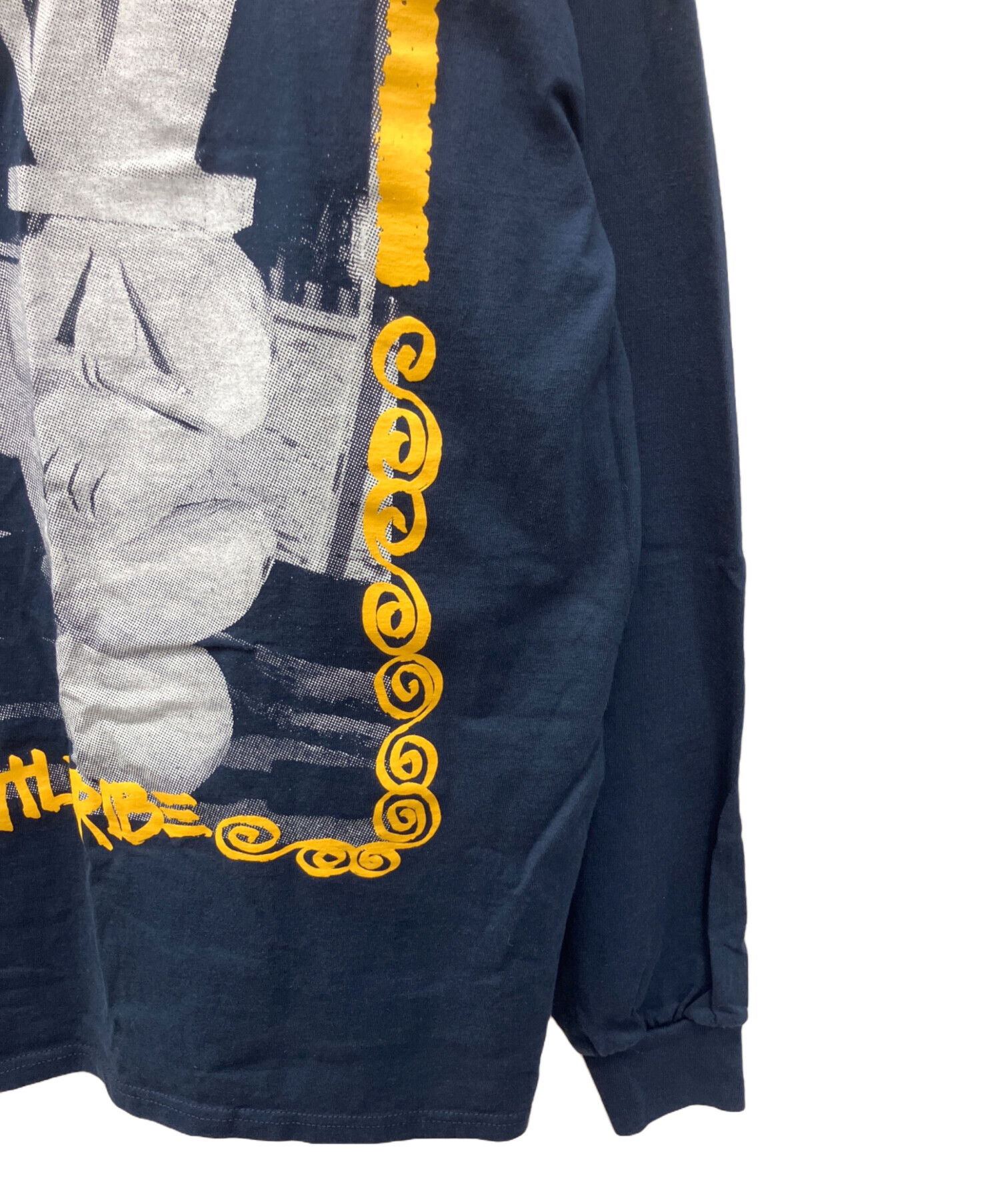 中古・古着通販】stussy (ステューシー) 長袖カットソー ネイビー