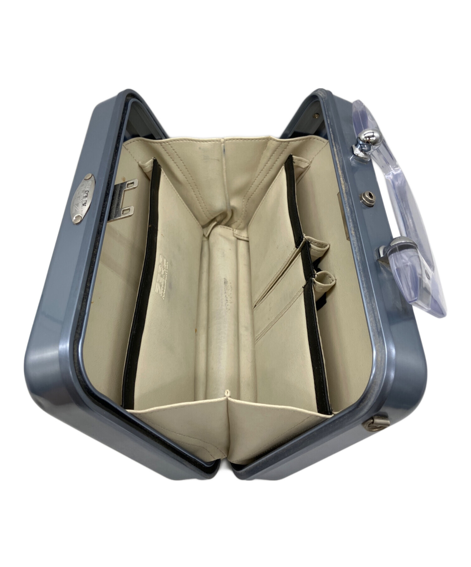 ゼロハリバートン☆アタッシュケース☆ポリッシュブルー☆クリアーハンドル　中古品 中古・古着通販】ZERO HALLIBURTON (ゼロ ハリバートン