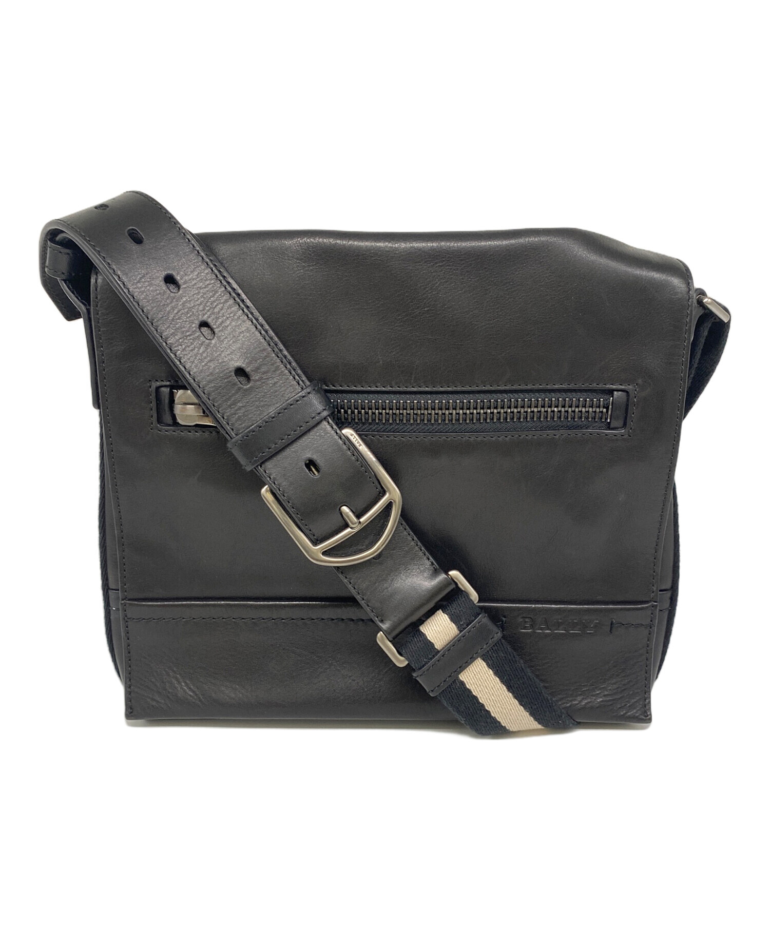 風の仁　　　　　　　　　　　　　　　BALLY　バリー 中古・古着通販】BALLY (バリー) メッセンジャーバッグ ブラック