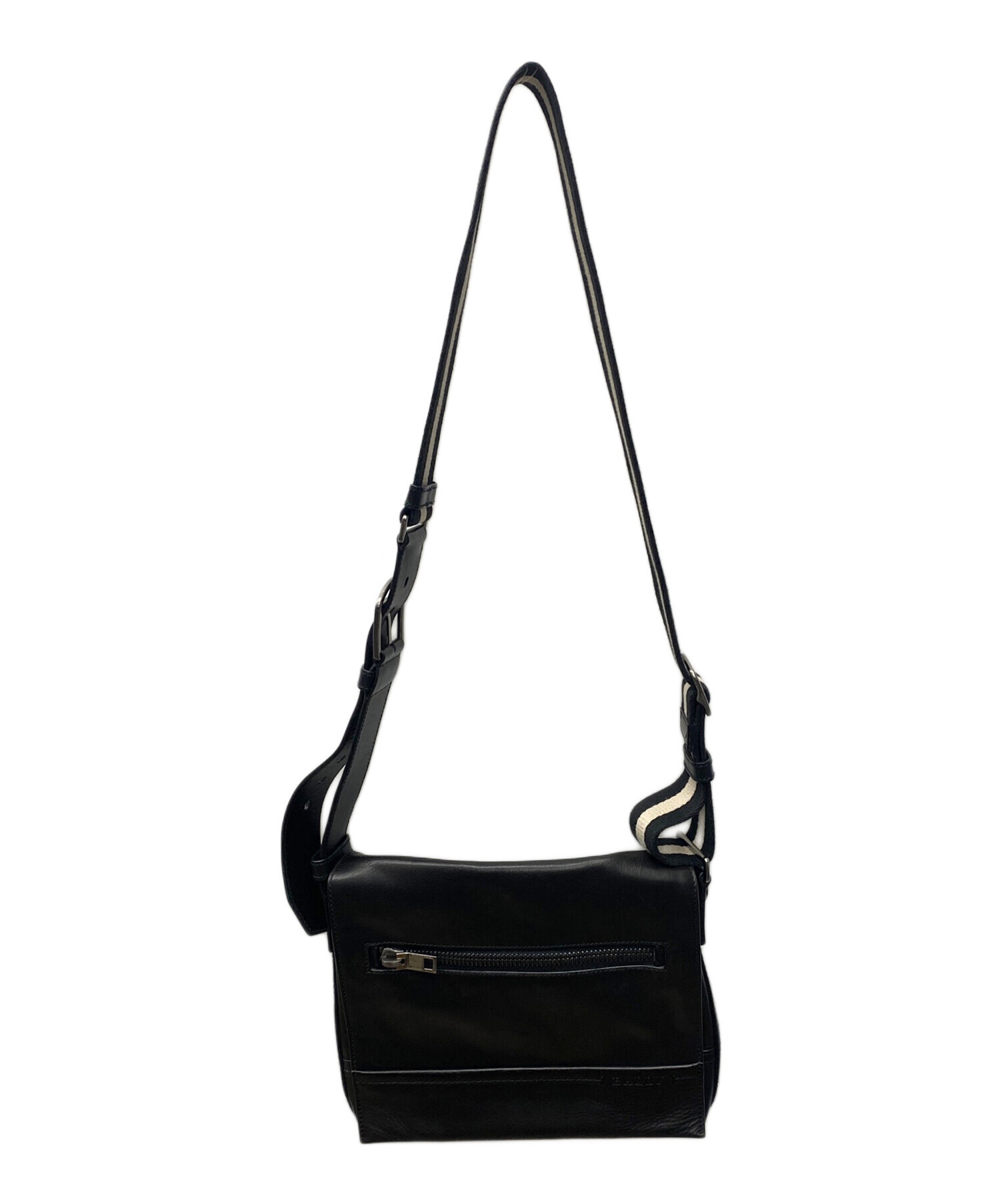 風の仁　　　　　　　　　　　　　　　BALLY　バリー 中古・古着通販】BALLY (バリー) メッセンジャーバッグ ブラック