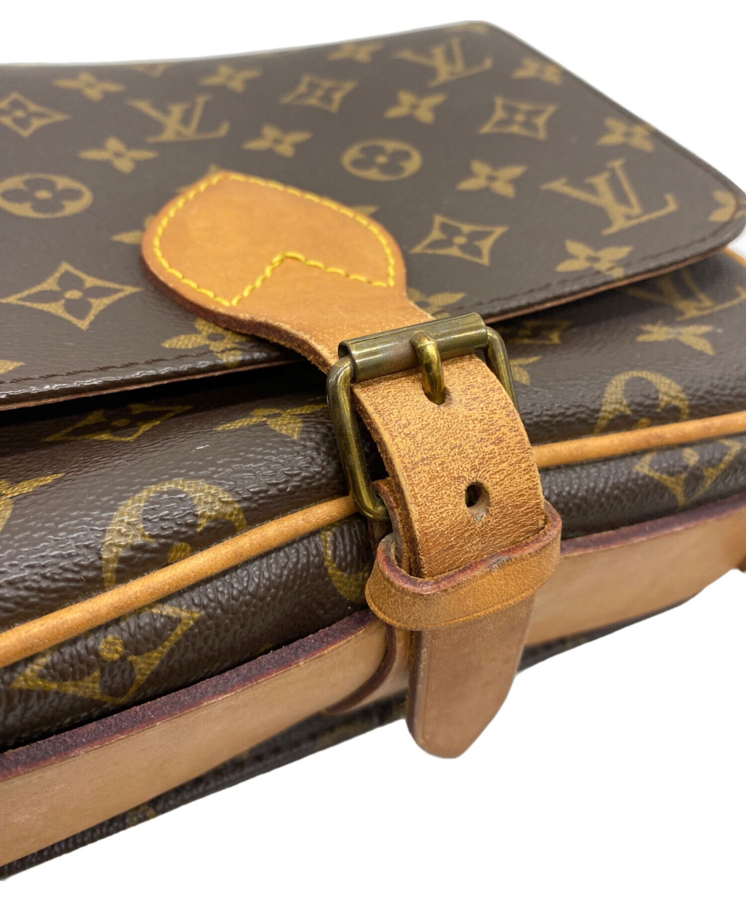 (*)様 Louis Vuitton ショルダーバッグ ブラウン 中古・古着通販】LOUIS VUITTON (ルイ ヴィトン) ショルダーバッグ