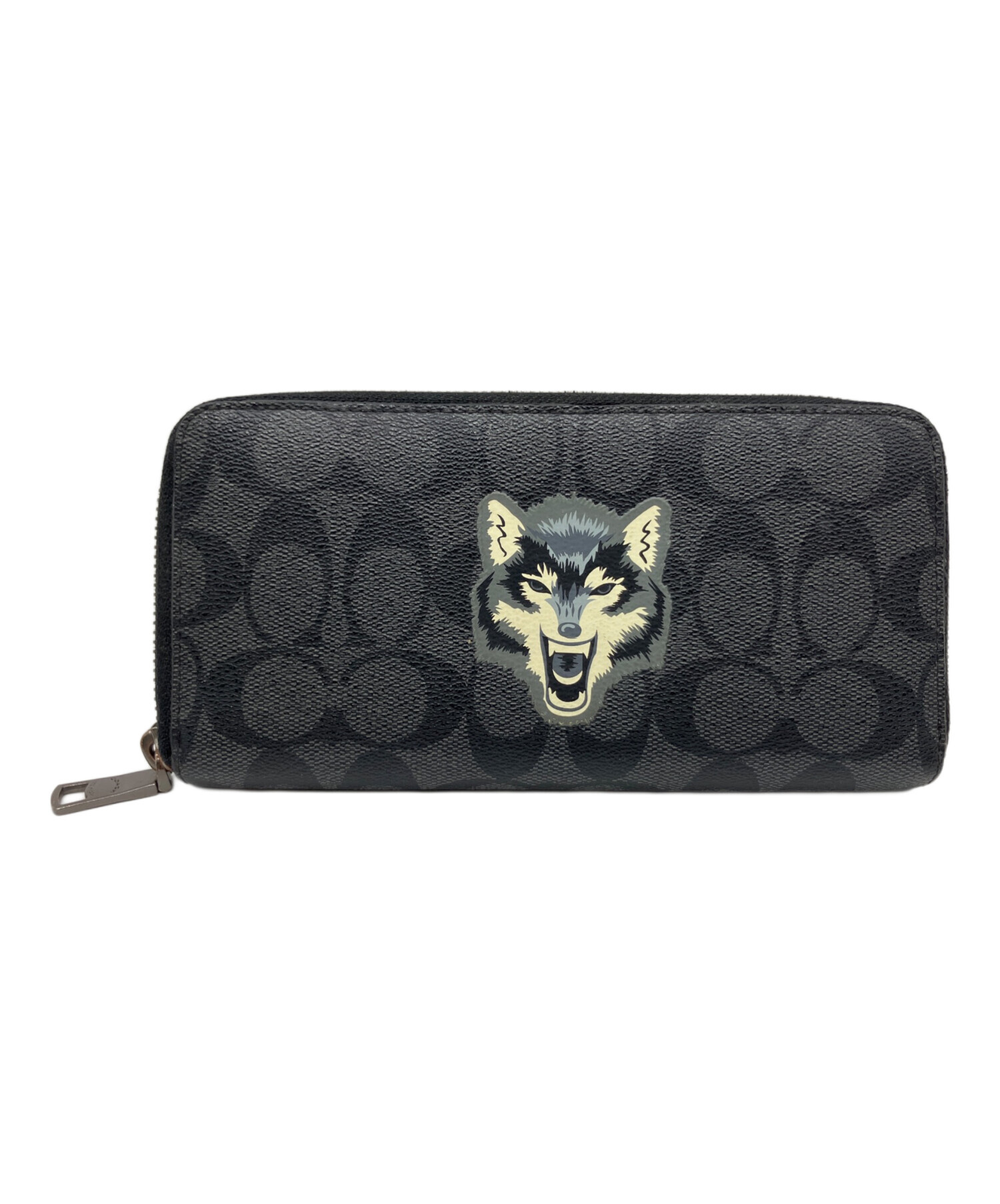 中古・古着通販】COACH (コーチ) 長財布 ブラック｜ブランド・古着通販