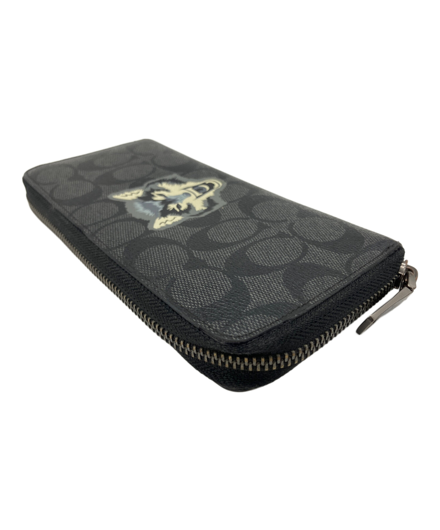 中古・古着通販】COACH (コーチ) 長財布 ブラック｜ブランド・古着通販