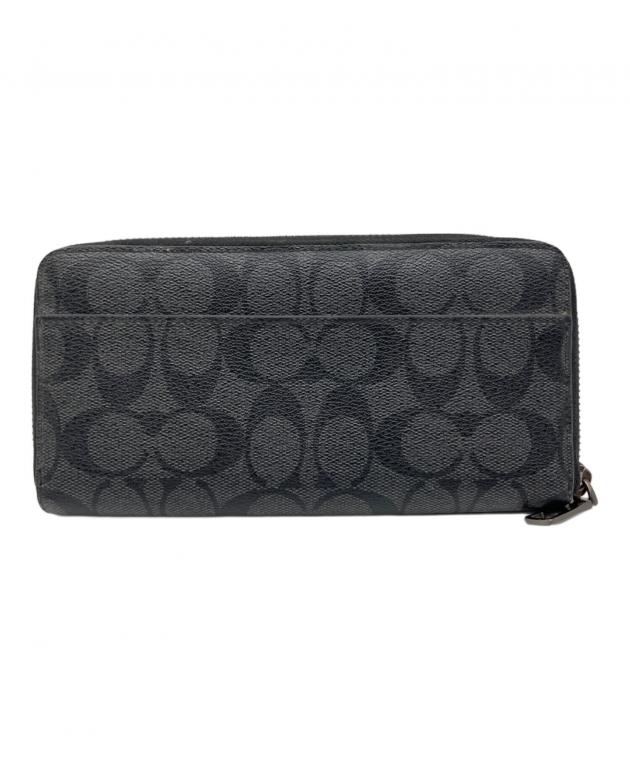 中古・古着通販】COACH (コーチ) 長財布 ブラック｜ブランド・古着通販