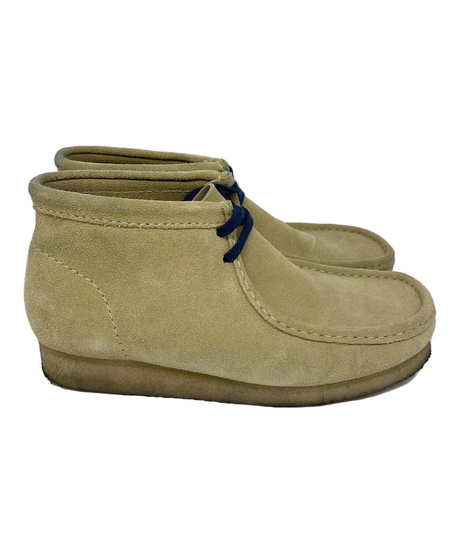 中古・古着通販】CLARKS (クラークス) ワラビーブーツ ベージュ サイズ
