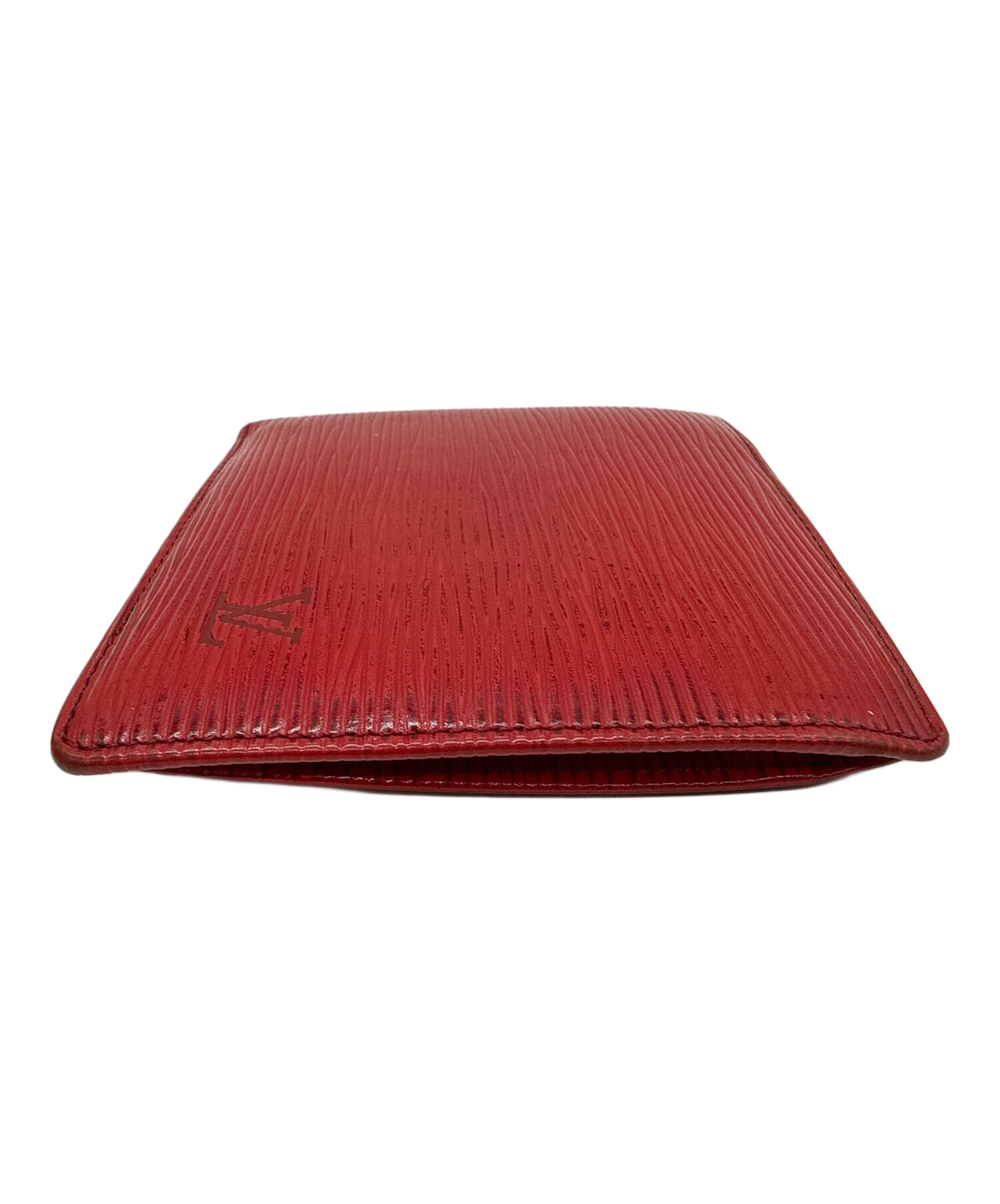 VUITTON 赤　財布　中古 中古・古着通販】LOUIS VUITTON (ルイ ヴィトン) 2つ折り財布 レッド