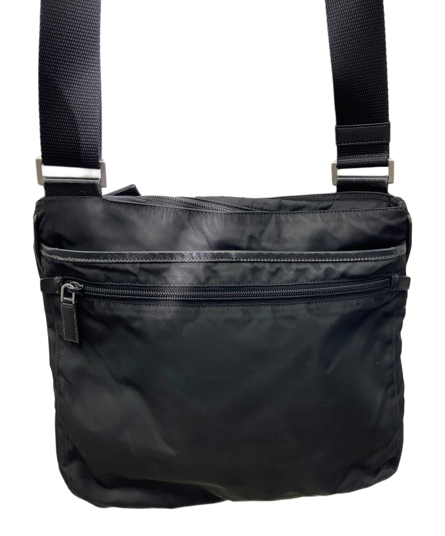 pradaショルダーバック 中古・古着通販】PRADA (プラダ) ショルダーバッグ ブラック｜ブランド