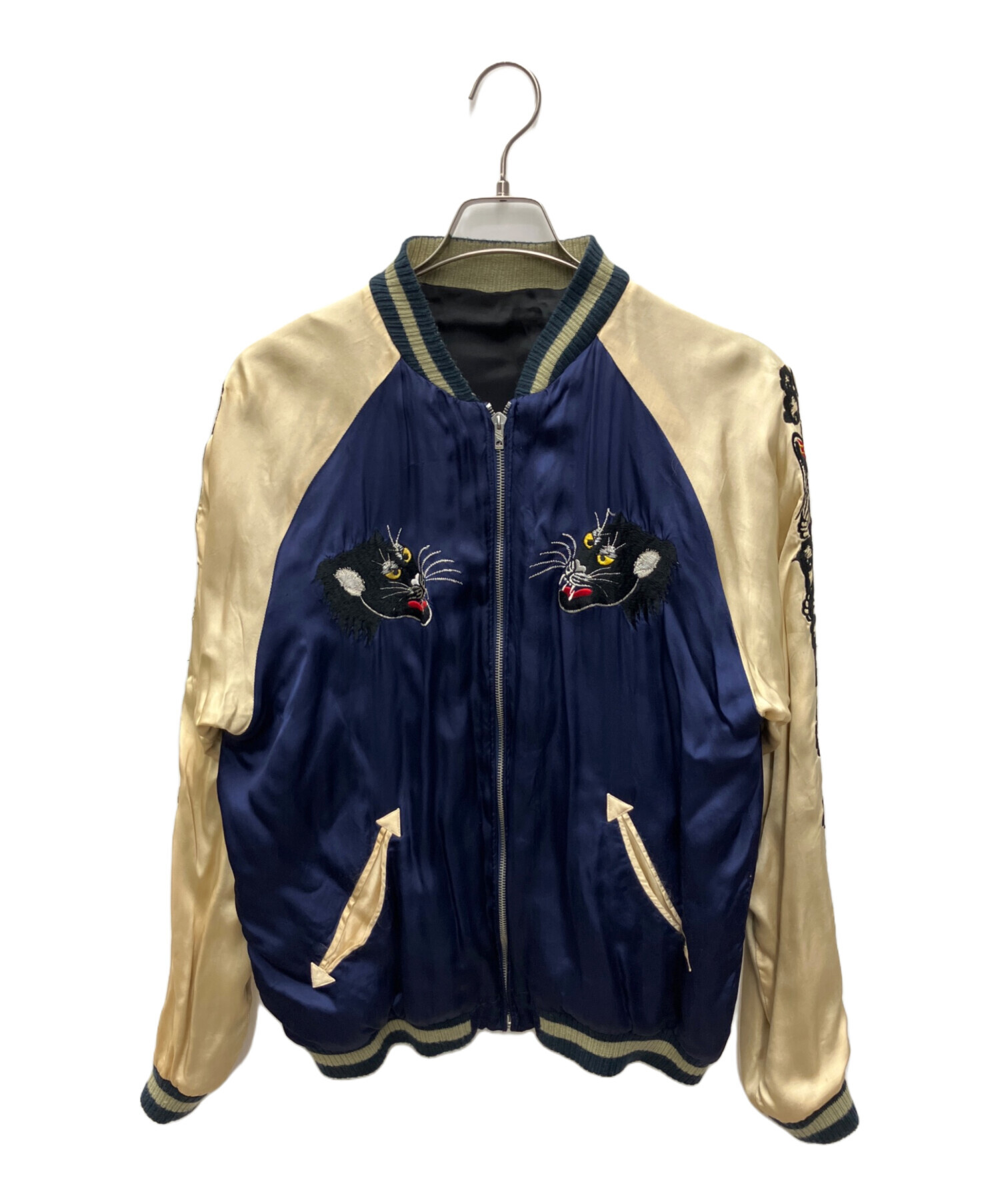 中古・古着通販】CROPPED HEADS (クロップドヘッズ) スカジャン ブルー