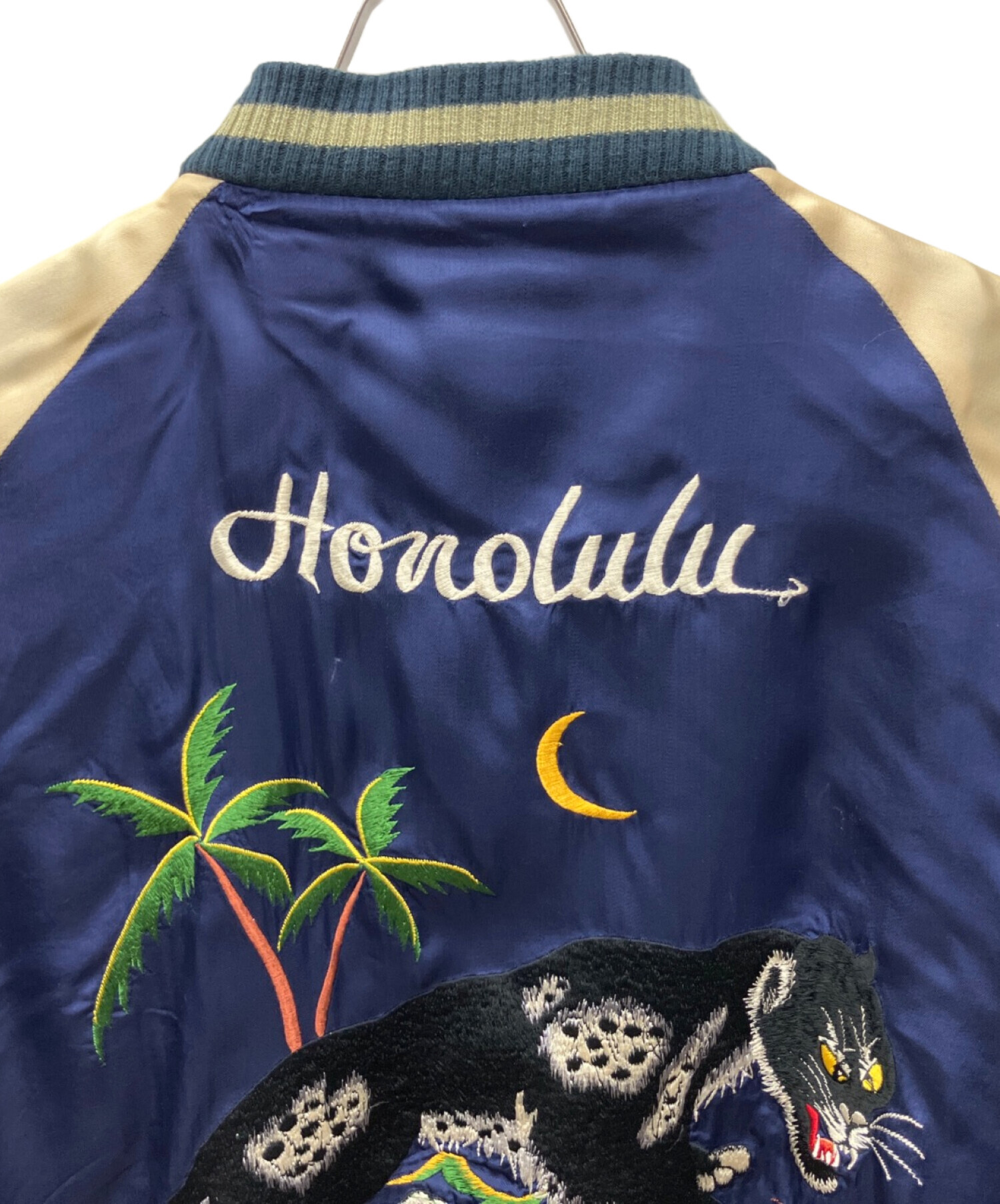 中古・古着通販】CROPPED HEADS (クロップドヘッズ) スカジャン ブルー