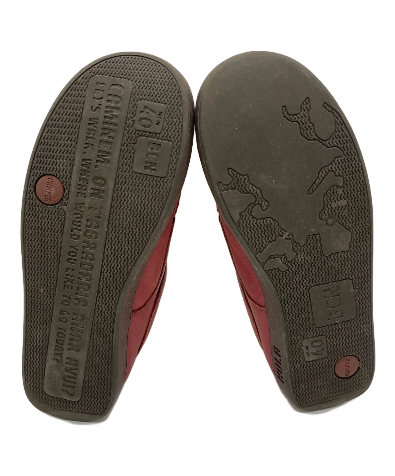 中古・古着通販】CAMPER (カンペール) シューズ レッド サイズ:25.5cm